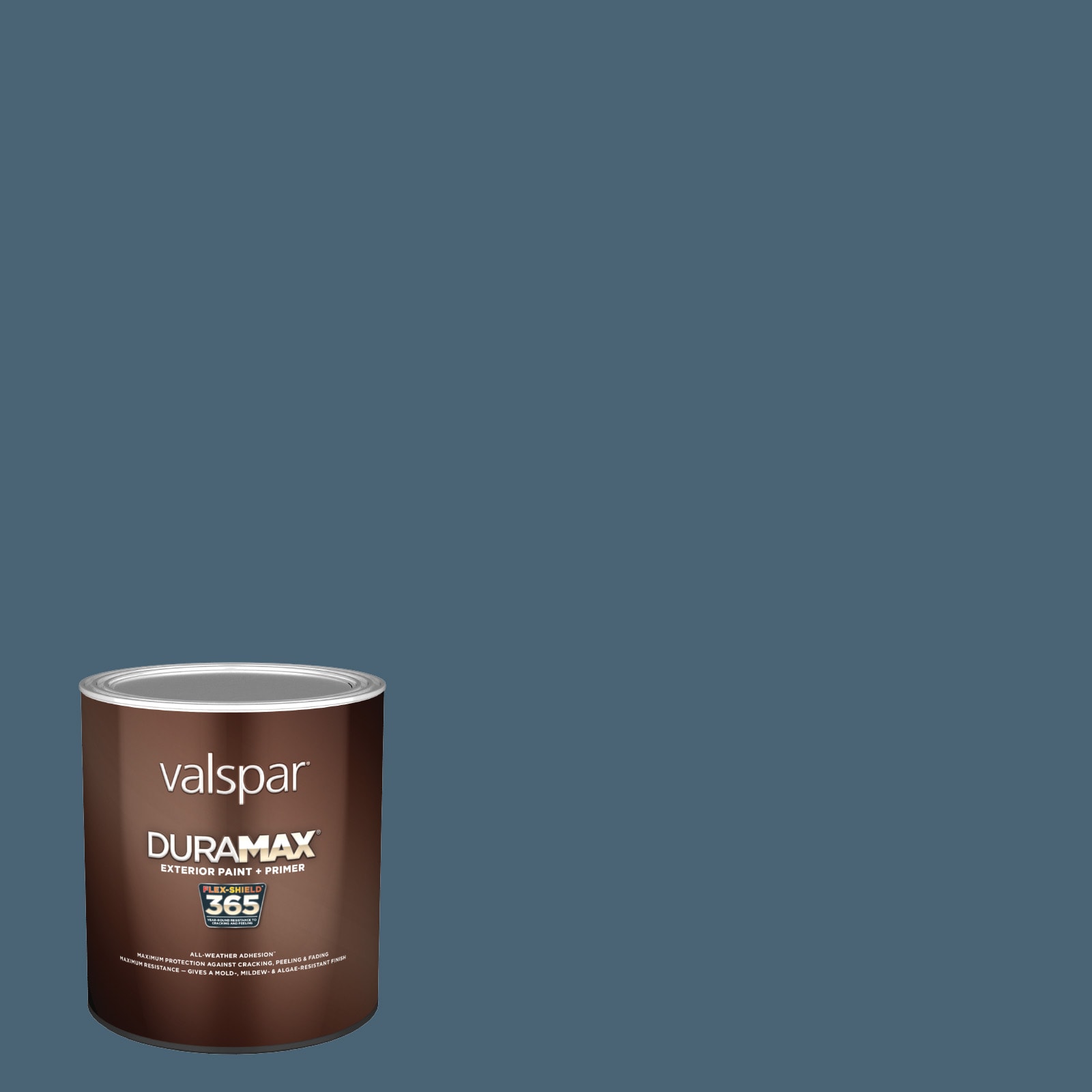 Valspar 4007-6C-936267 Duramax Flat Deep Twilight Blue 4007-6C Latex Exterior Paint + Primer ( 1-quart )