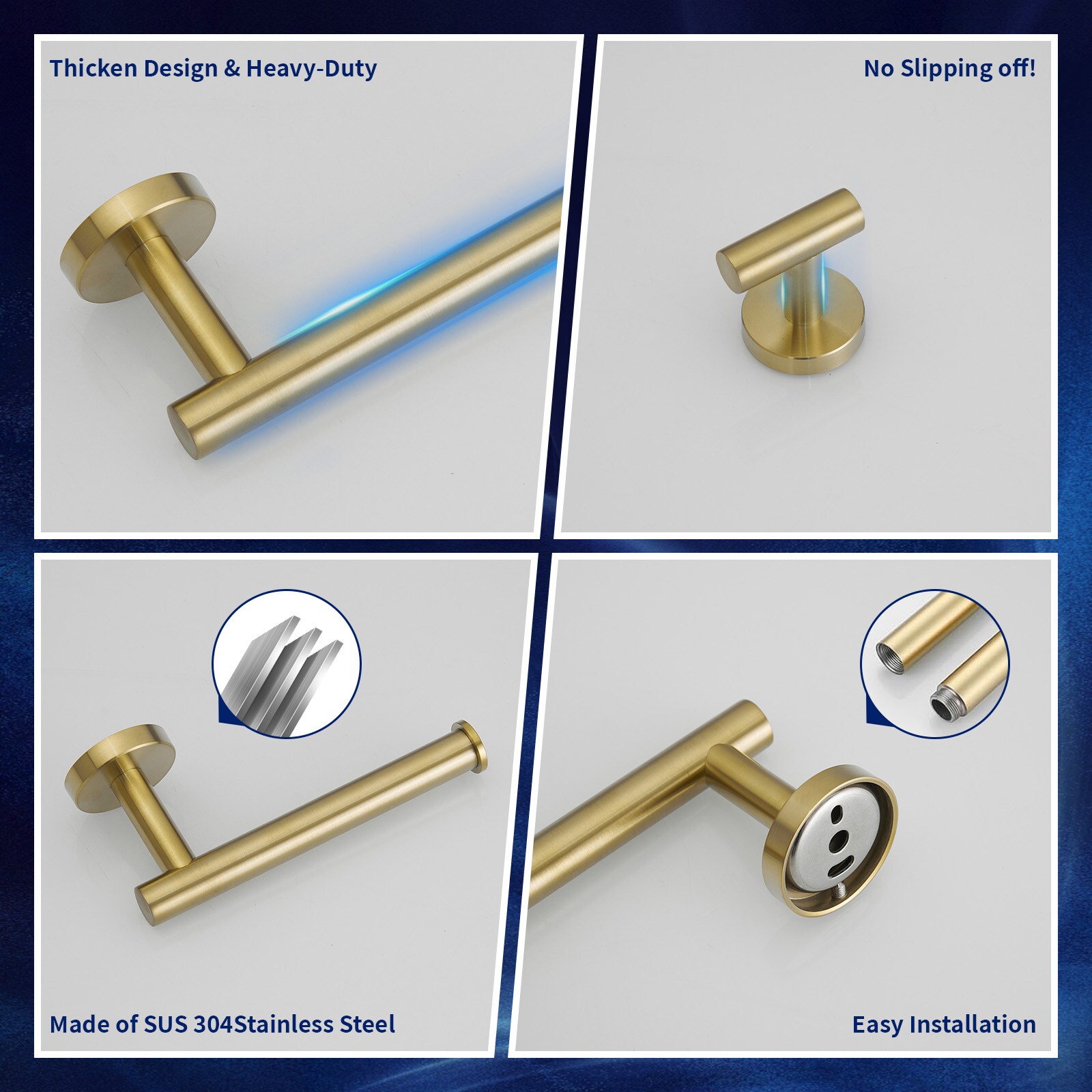 BWE A-91062-BG-4 Decorative-Bath-Hardware-Kits - View #6