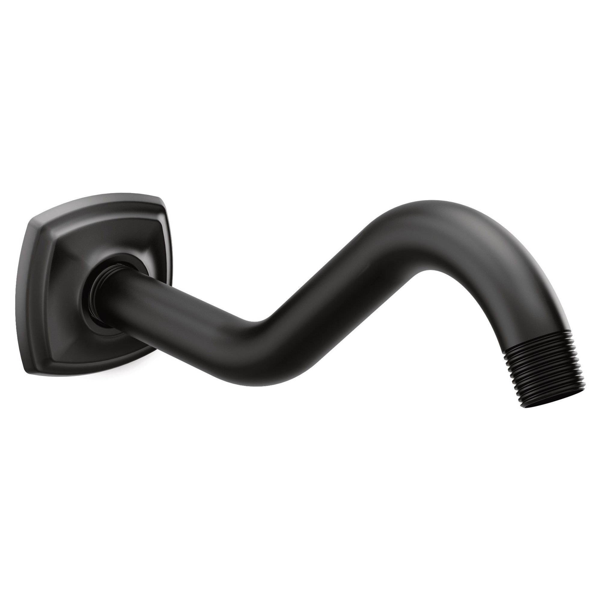 Moen 161951BL Matte Black 8.75-Inches Universal Shower Shower arm 0.5-Inches -ID