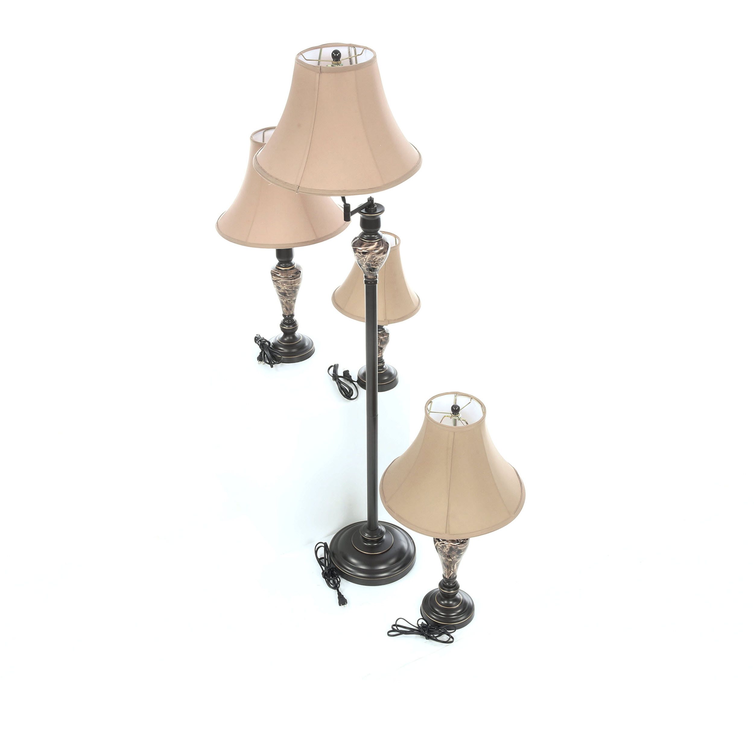 lowes 4 piece lamp set