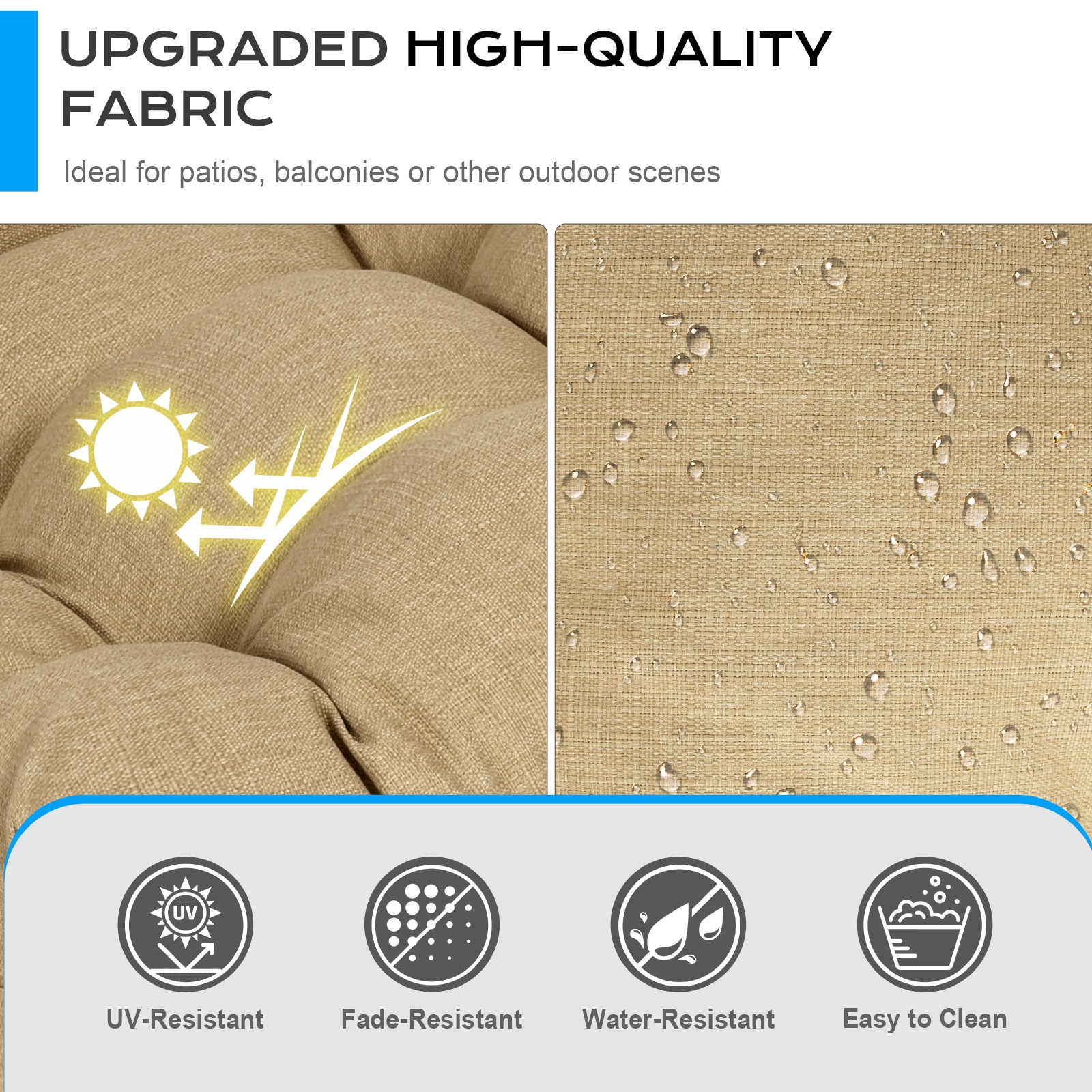 Aoodor A376-PBNBN Patio-Furniture-Cushions - View #9