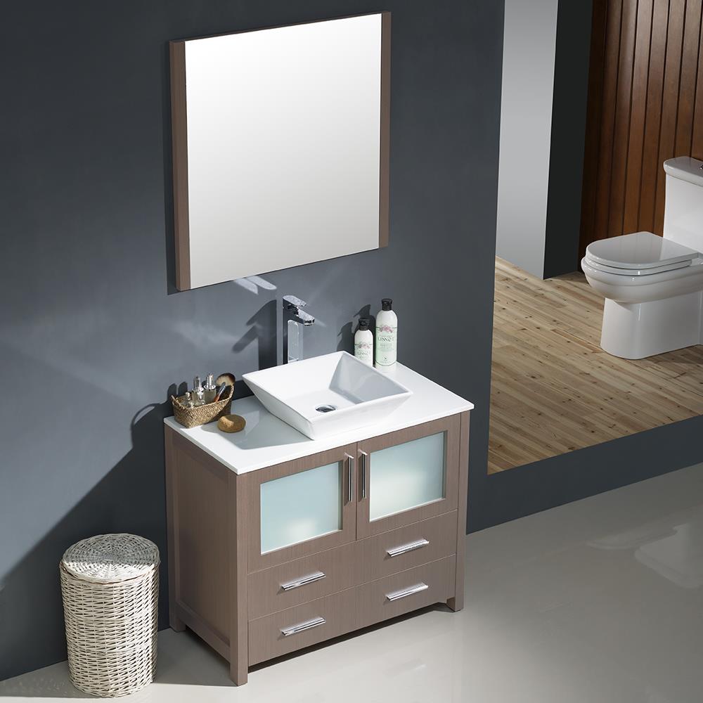 Fresca FVN6236GO-VSL Bath-Vanity-Combo - View #3
