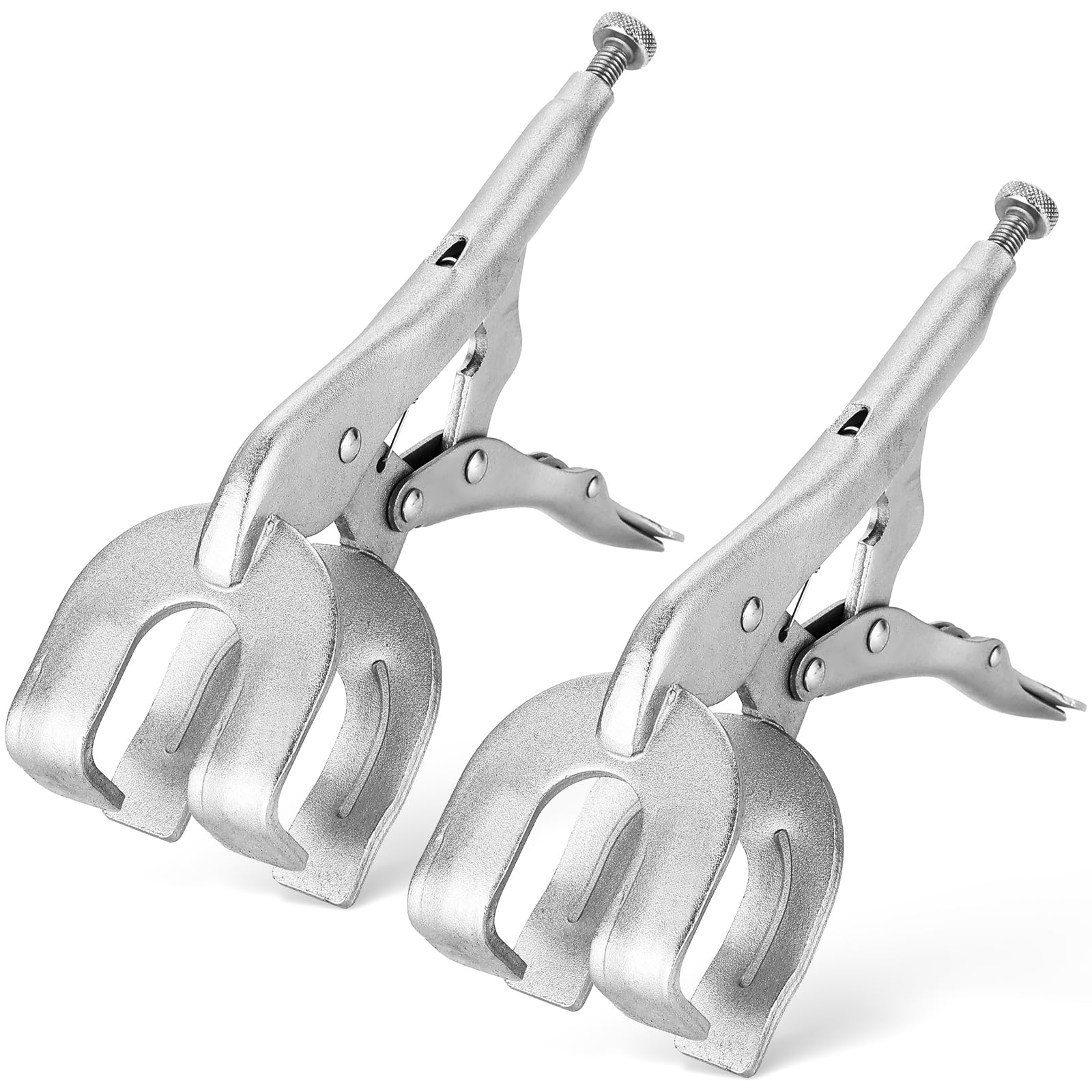 Ahfiwaso 9 Inch Locking Pliers Set 2 Pack Heavy Duty Metal Welding Clamps with Quick Lock Release for Woodworking Auto Repair and Sheet Metal #LAH0827H500