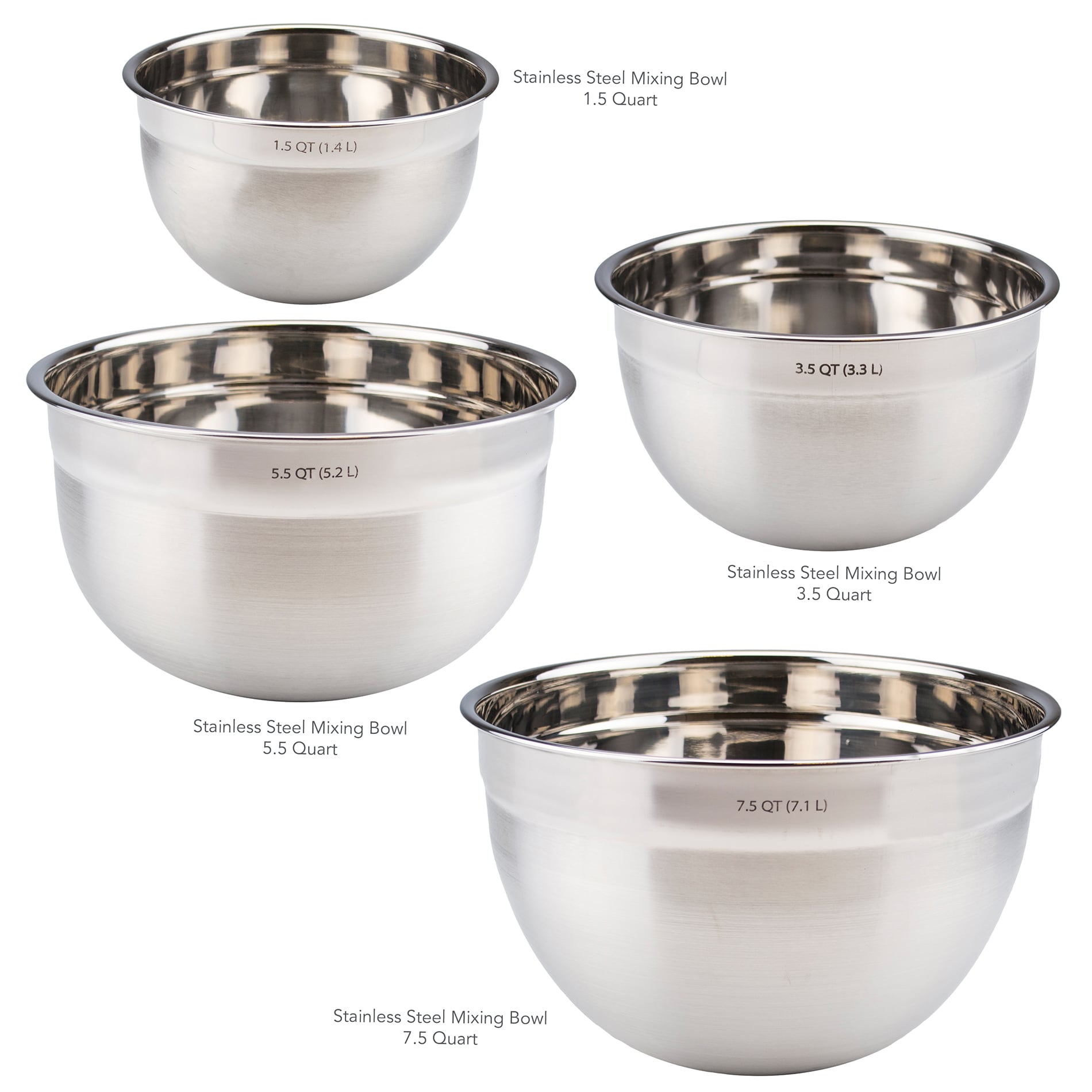 Alegacy 700 Series Stainless Steel Mixing Bowl, 13 Quart Capacity.