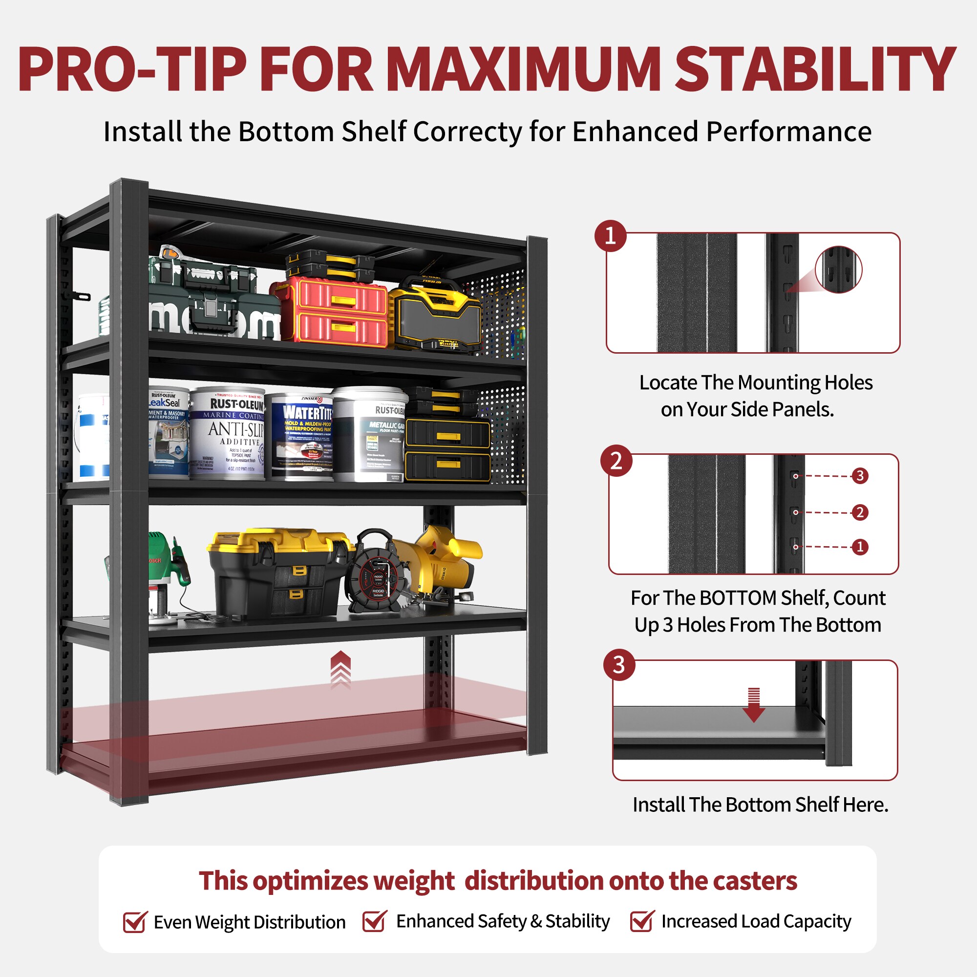 Wooakway FXLS0605-601A26 Free-Standing-Shelving - View #10