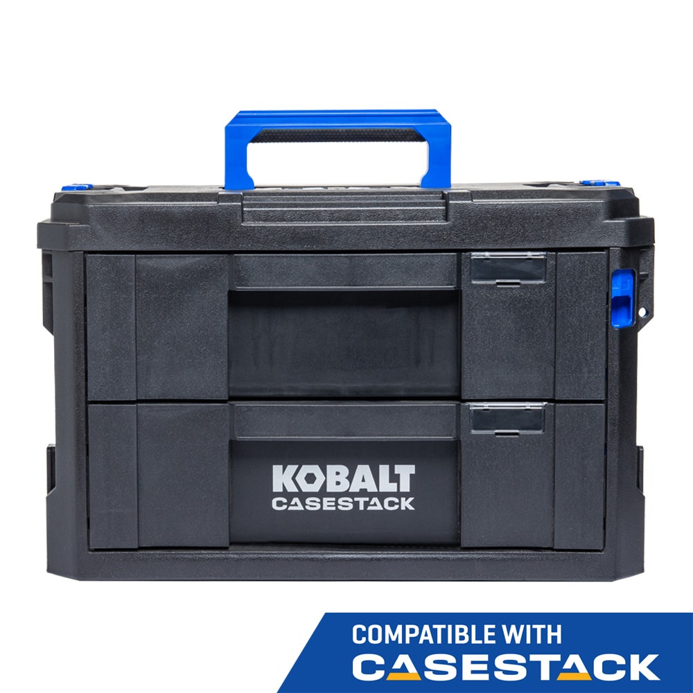 Kobalt Mini 2 Drawer Steel Tool Box - Black (54195) for sale online