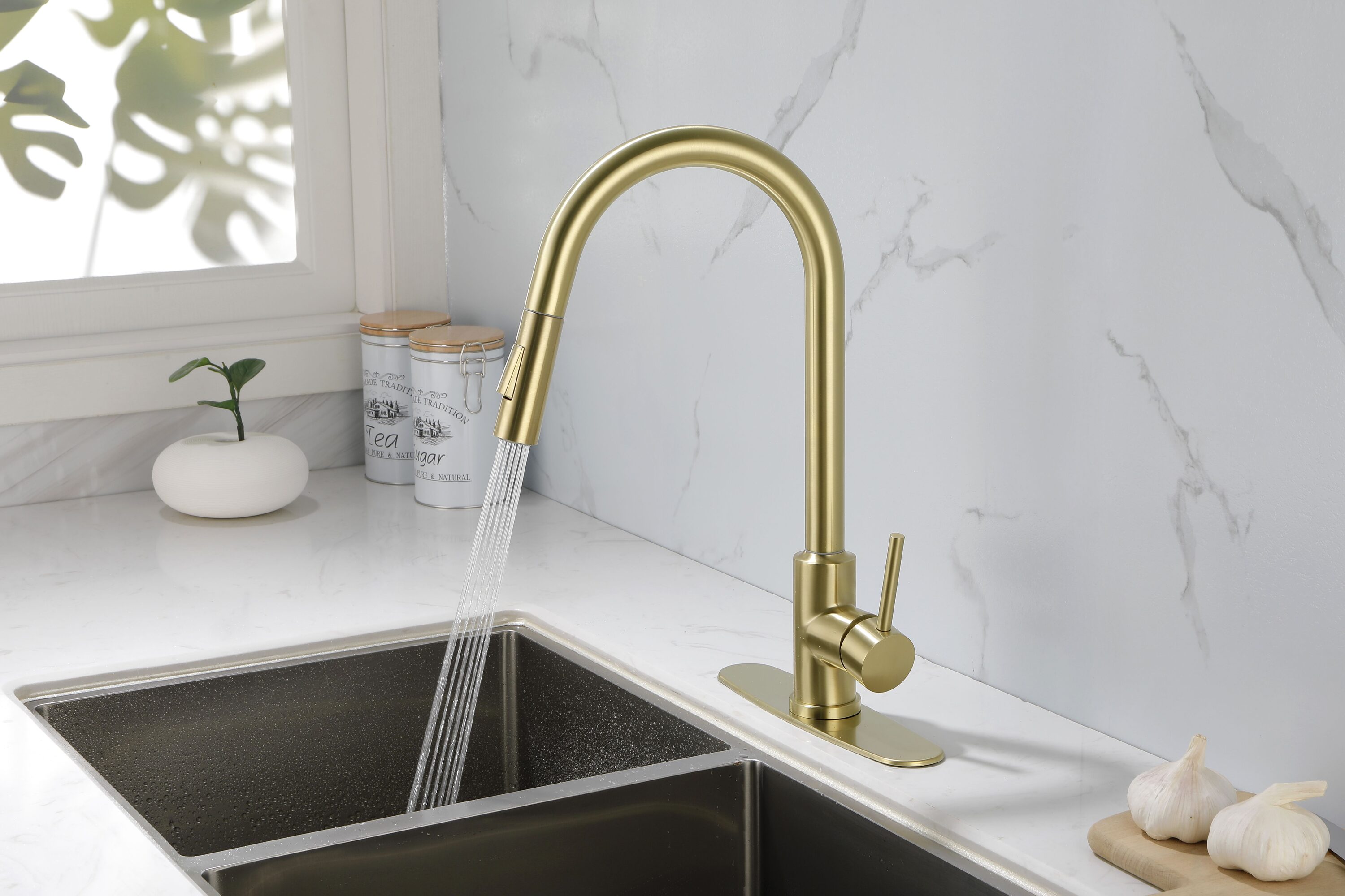 JUSHUA PQ-H2BW9U Kitchen-Faucets - View #4