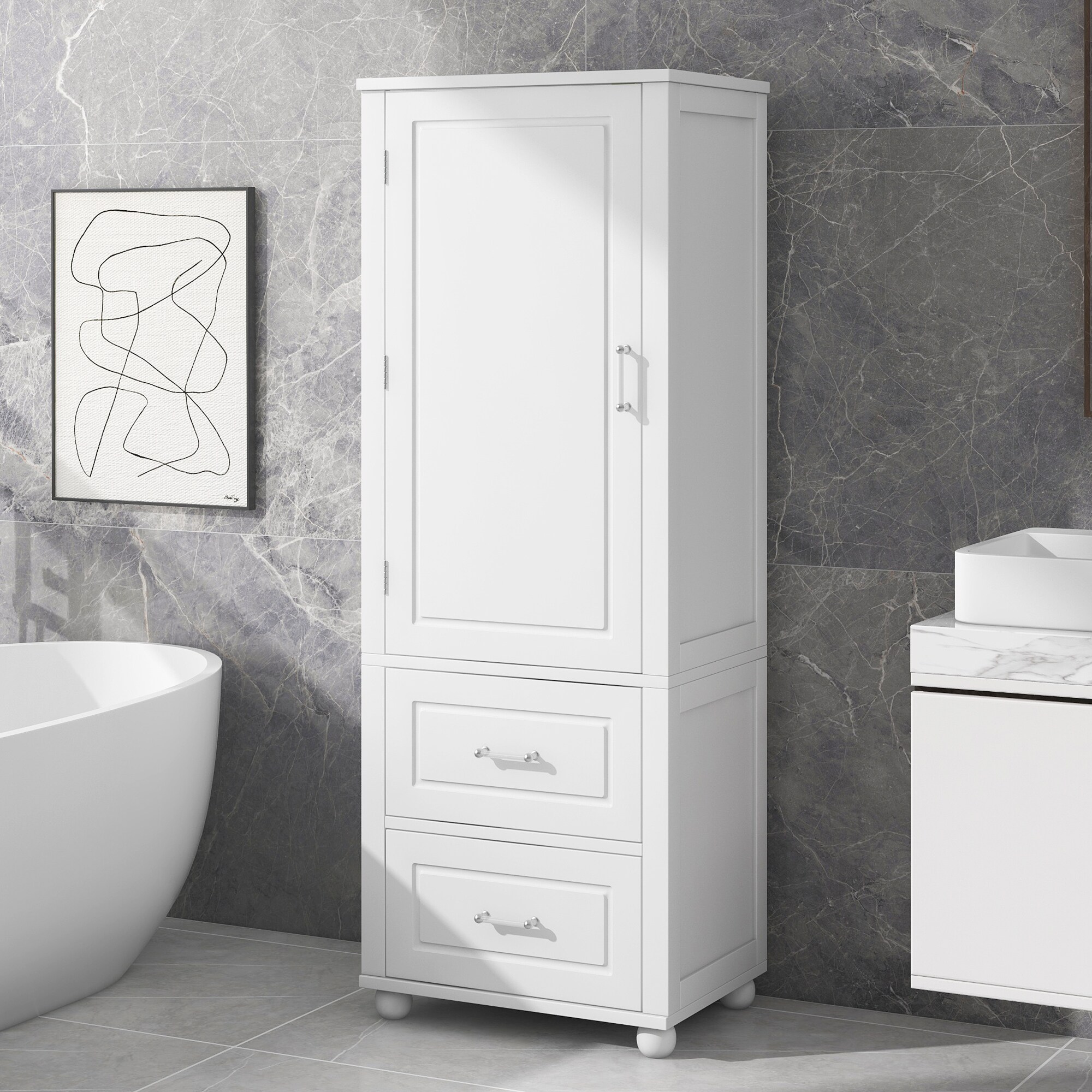 GDFStudio 329842 Bathroom-Wall-Cabinets - View #2