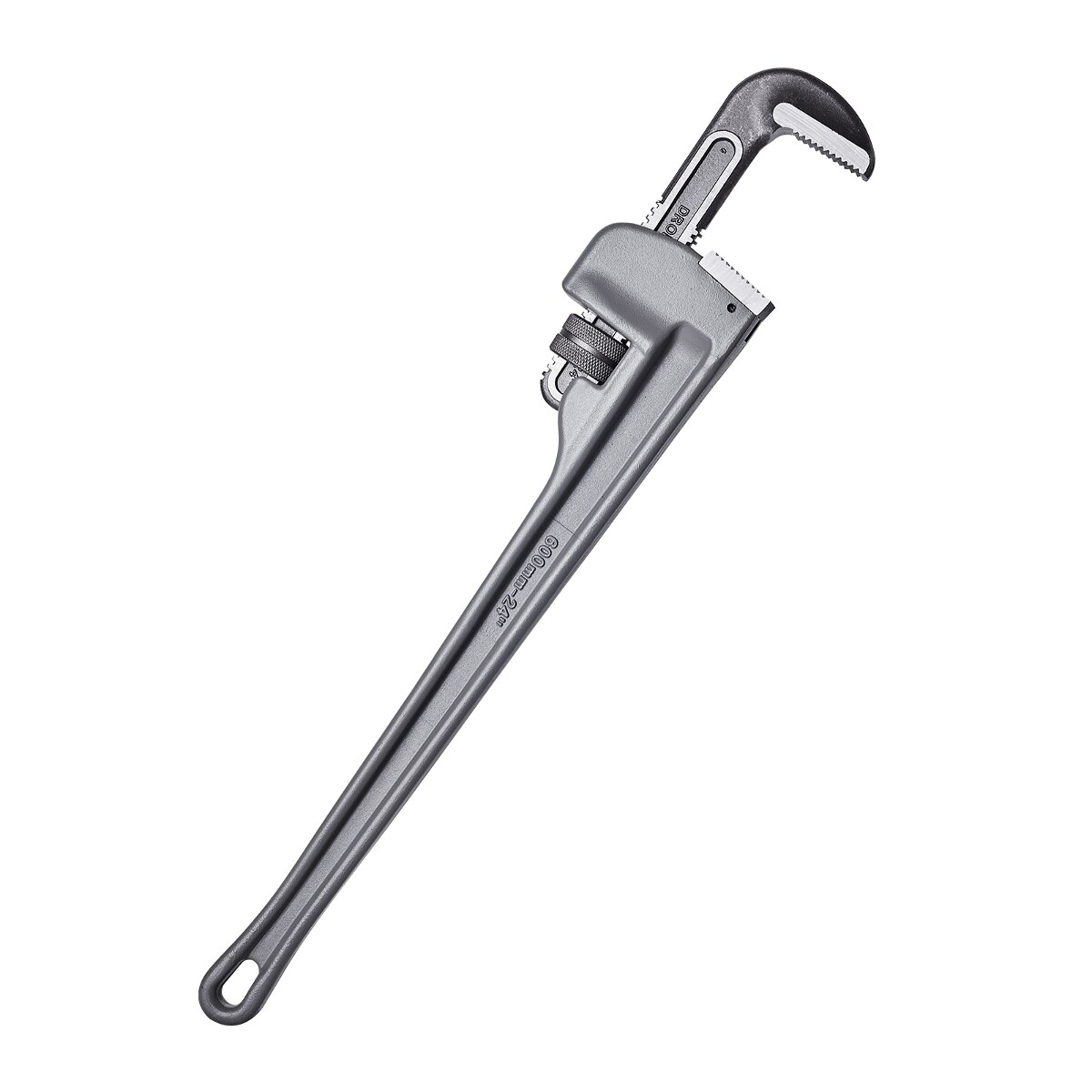 Tooliom 24 Inch Aluminum Pipe Wrench Adjustable Plumbing Straight Wrench