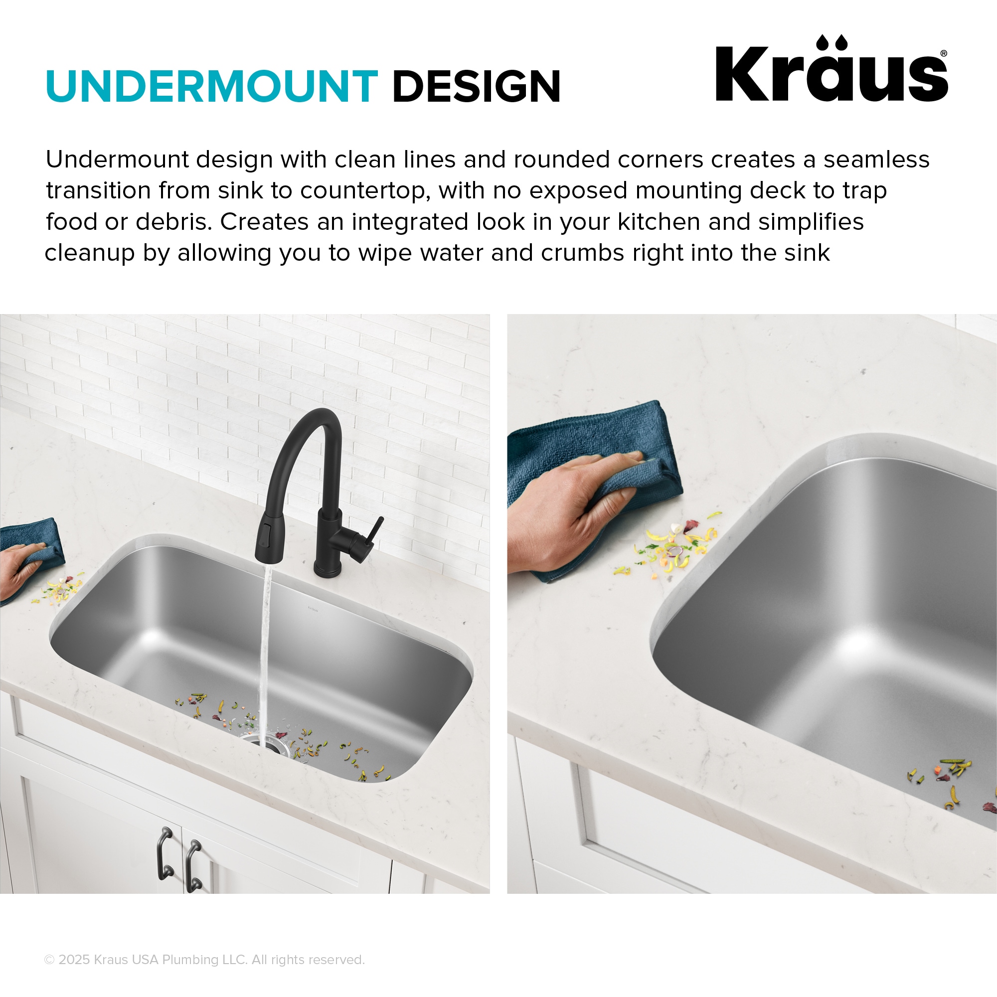 Kraus KBU14 Kitchen-Sinks - View #8