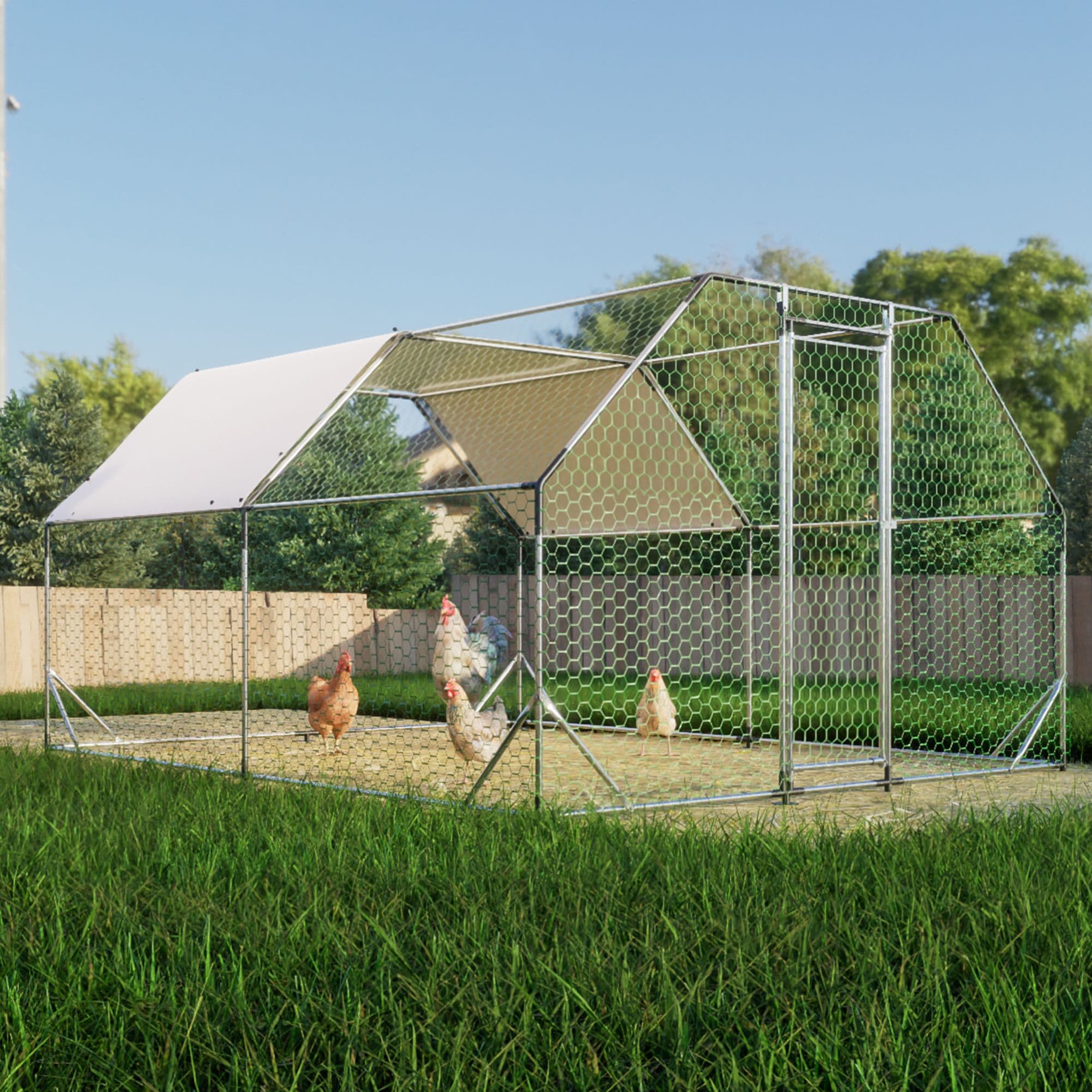 Siavonce XH77284 Chicken-Coops-Rabbit-Hutches - View #8