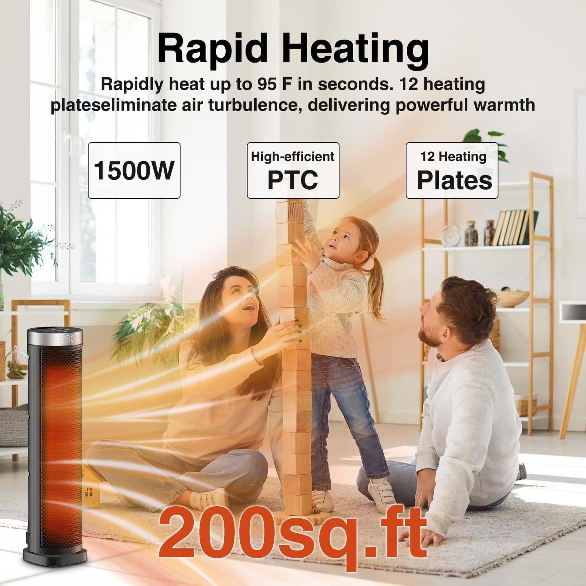 Wudkey ZXR2288 Portable-Electric-Heat - View #4