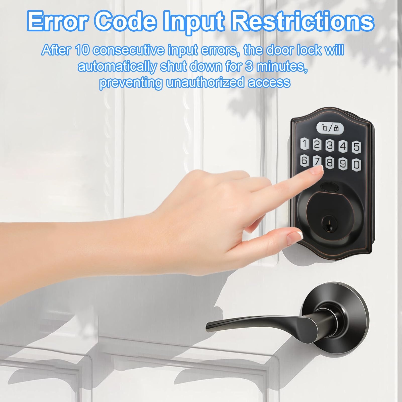 Aoibox LAB3TNNO Electronic-Door-Locks - View #8