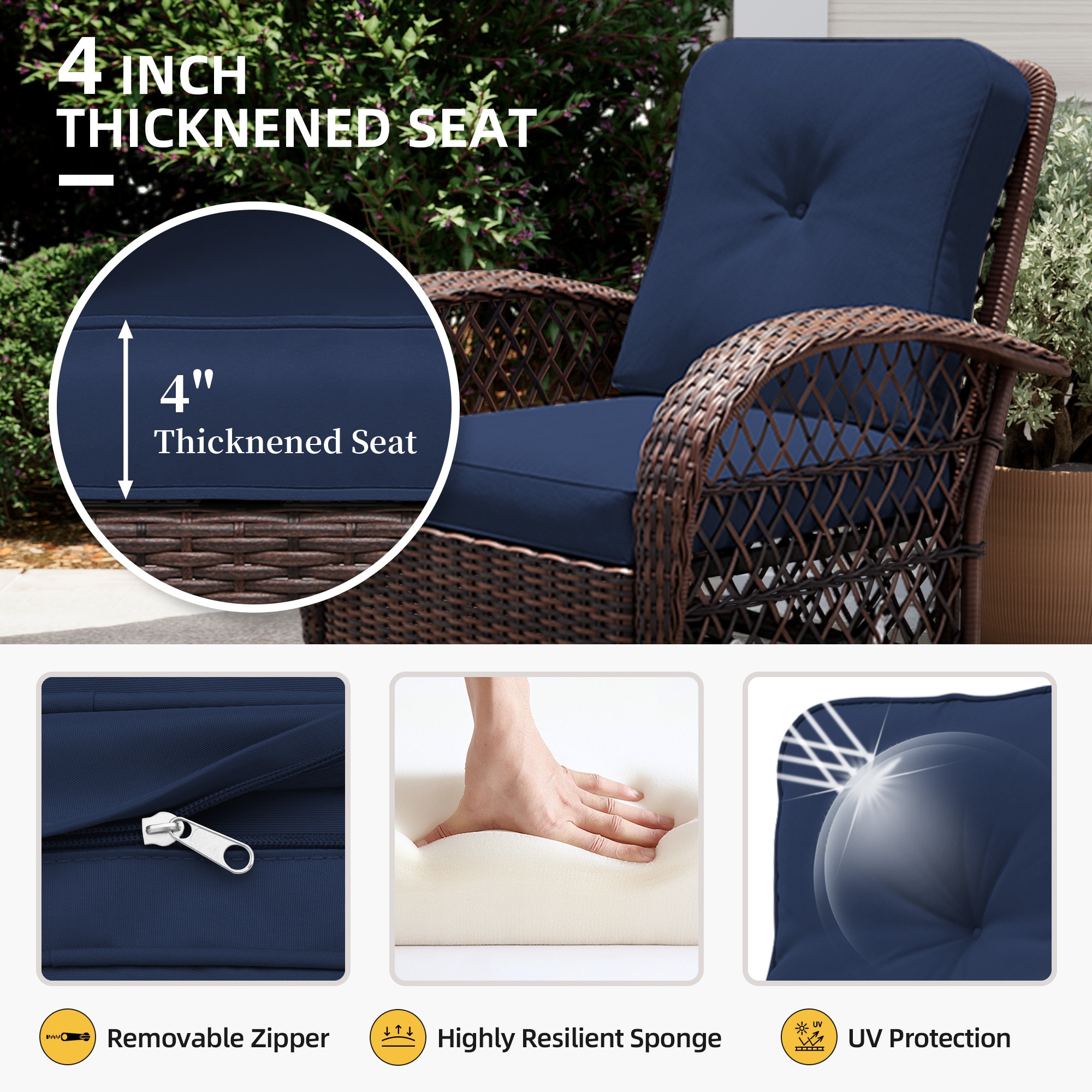 UPHA Y9BR-CJ2-NA Patio-Chairs - View #4