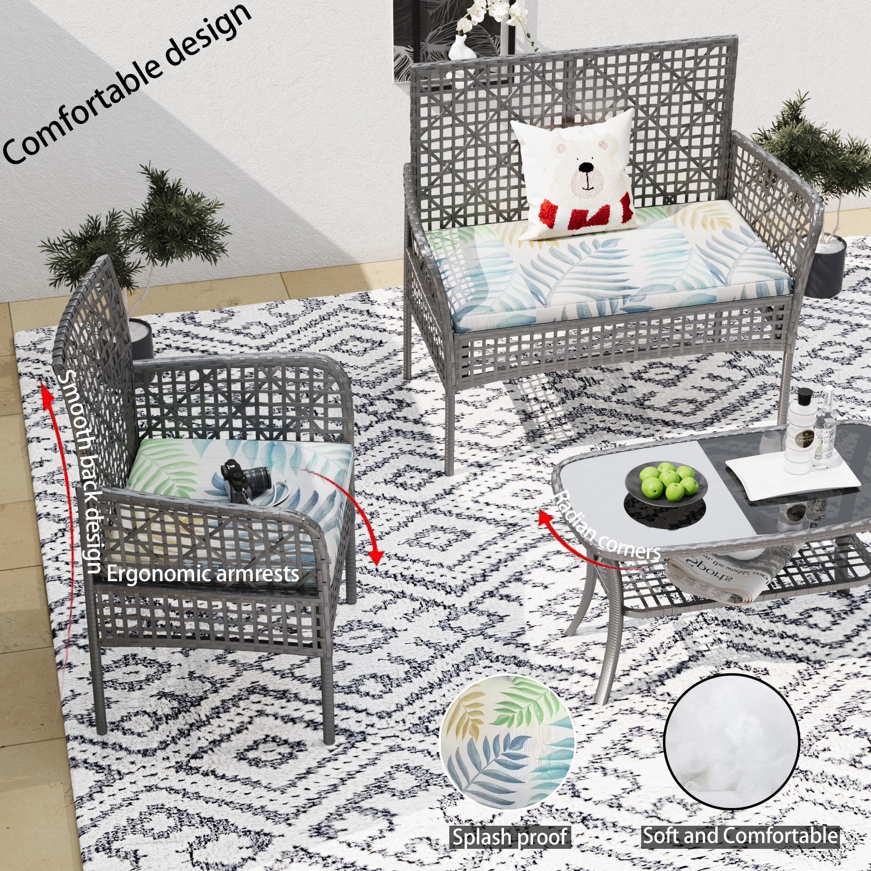 CESICIA SZ-LS-F73 Patio-Chairs - View #5