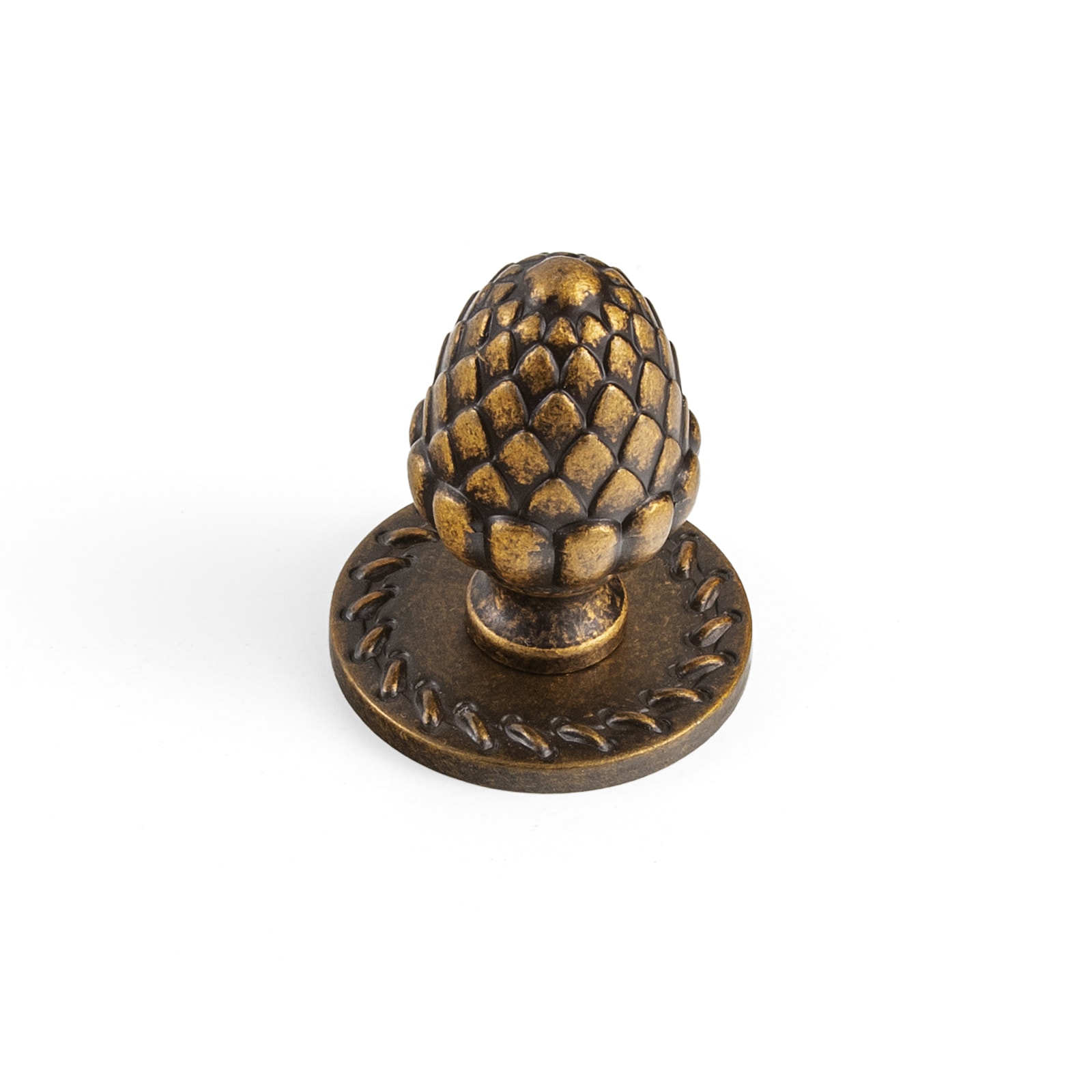 Miaokesen 1-2/5-in Antique Brass Novelty Classic Cabinet Knob 6 -Pack