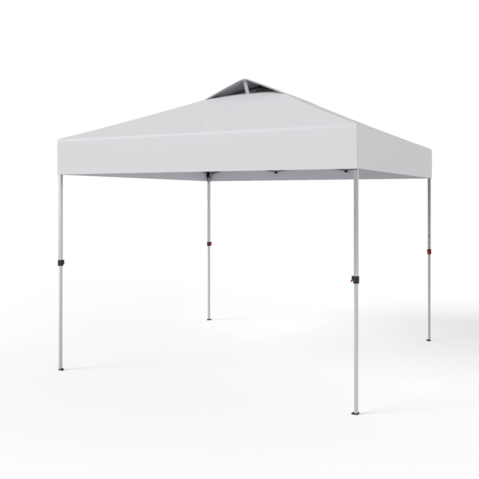 Sunshine Valley 10-ft x 10-ft Square White Pop-up Canopy GA023-WH at ...