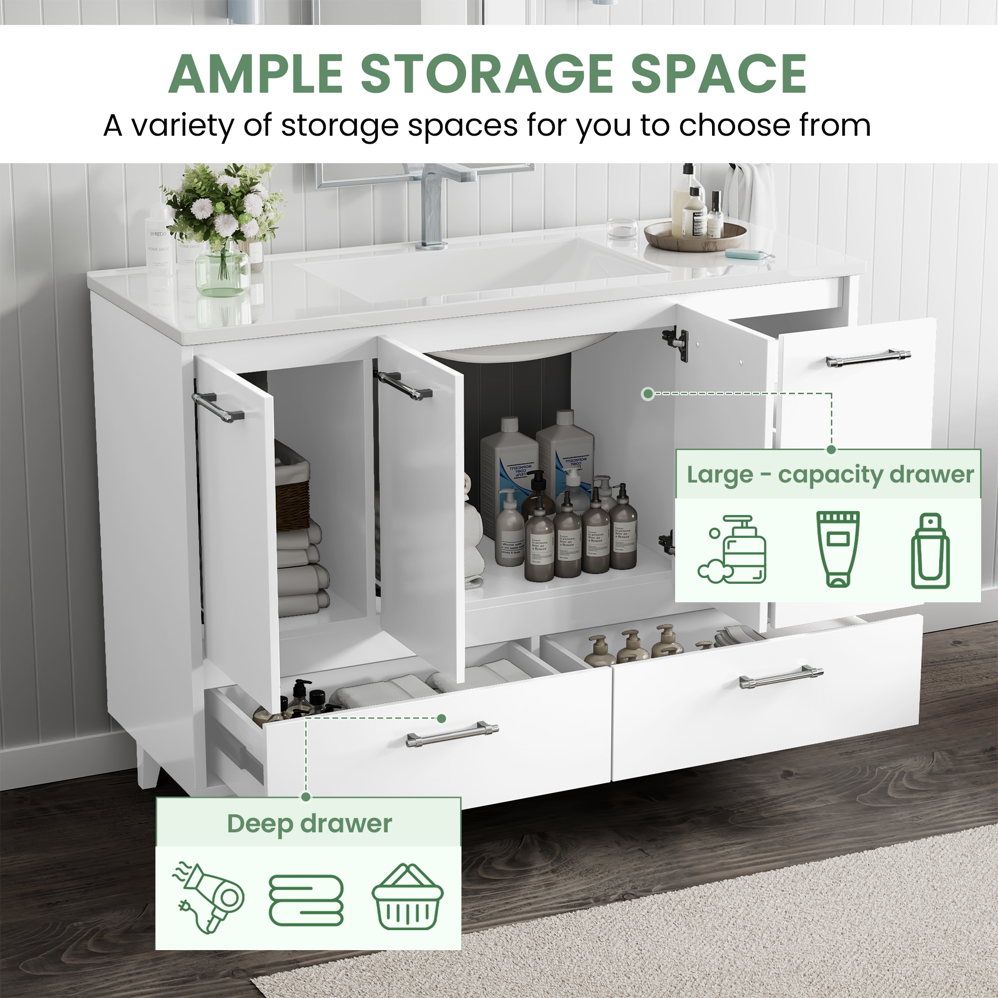 JEAREY BJD-BN Bath-Vanity-Combo - View #5