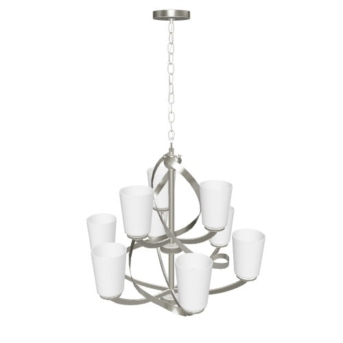 Kichler Layla 9-Light Brushed Nickel Modern/Contemporary