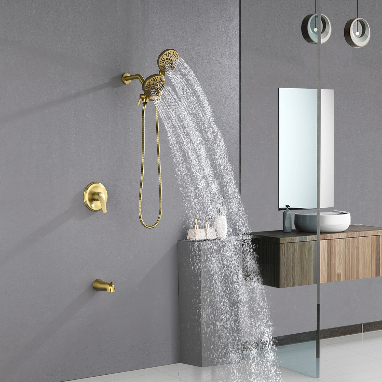 WELLFOR WAQ7006CP Tub-Shower-Faucets - View #5