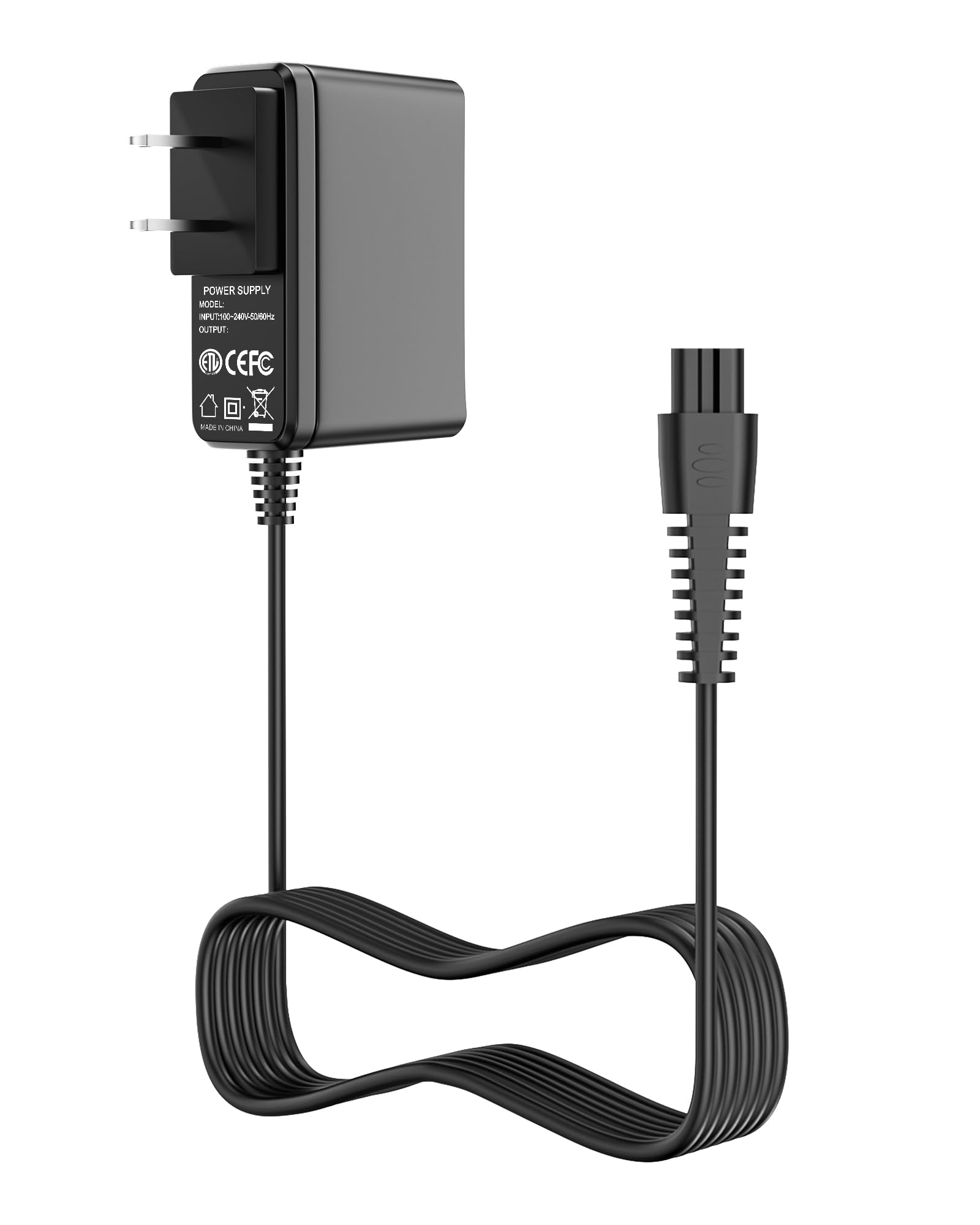 AOIZGMY  Charger Power Cord Compatible with Pet Hair Eraser Handheld Vacuum Cleaner Model 2390A 2390 23903 2284W 2284 Long Cord 1 Piece