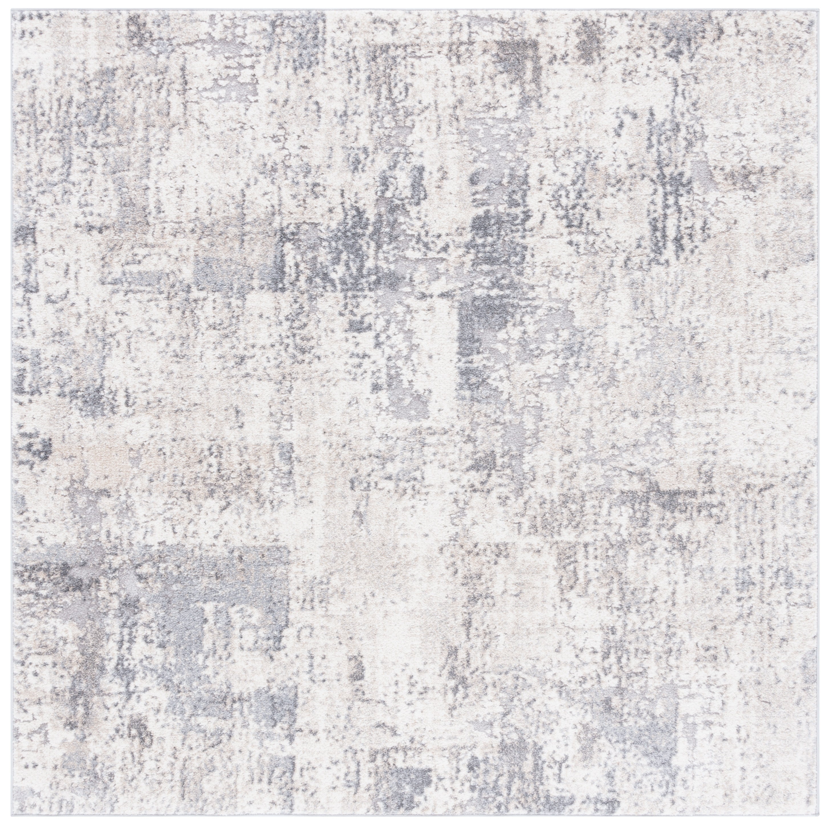 Opal 414A Ivory/Grey 7 X 7 Area Rug