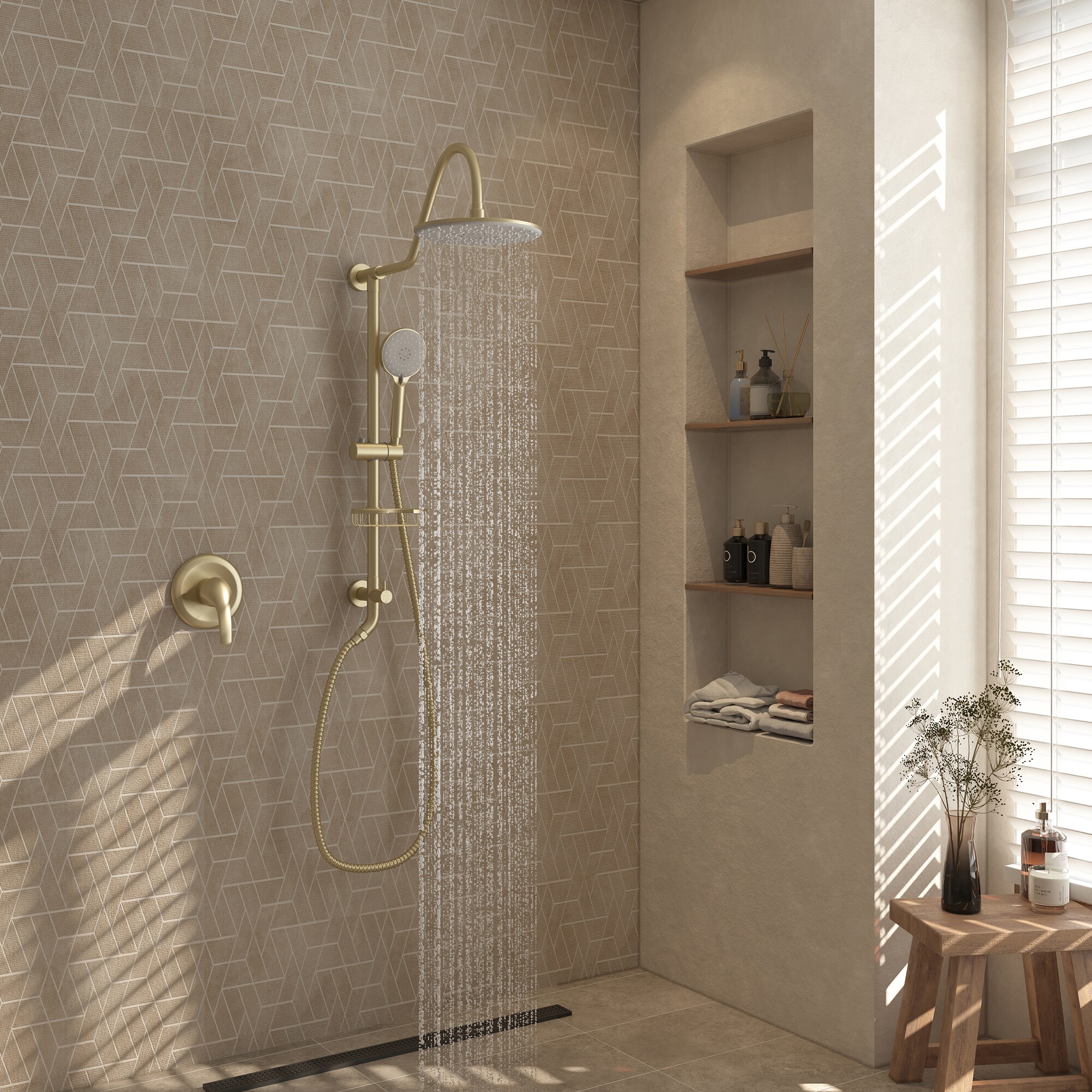 Clihome CL-EB10CBN Showerhead-Bar-Panels - View #2