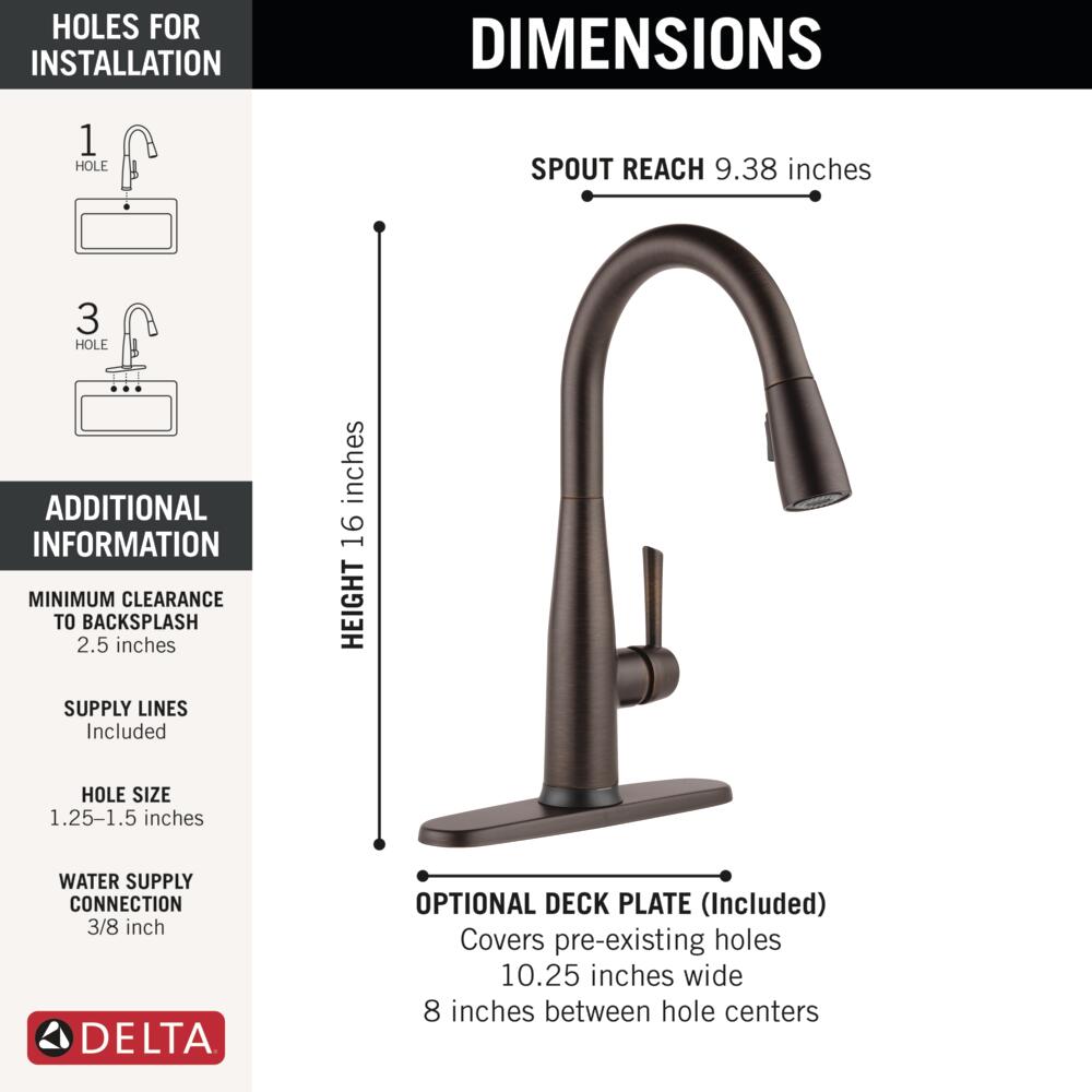 Delta 9113TLV-RB-DST Kitchen-Faucets - View #7
