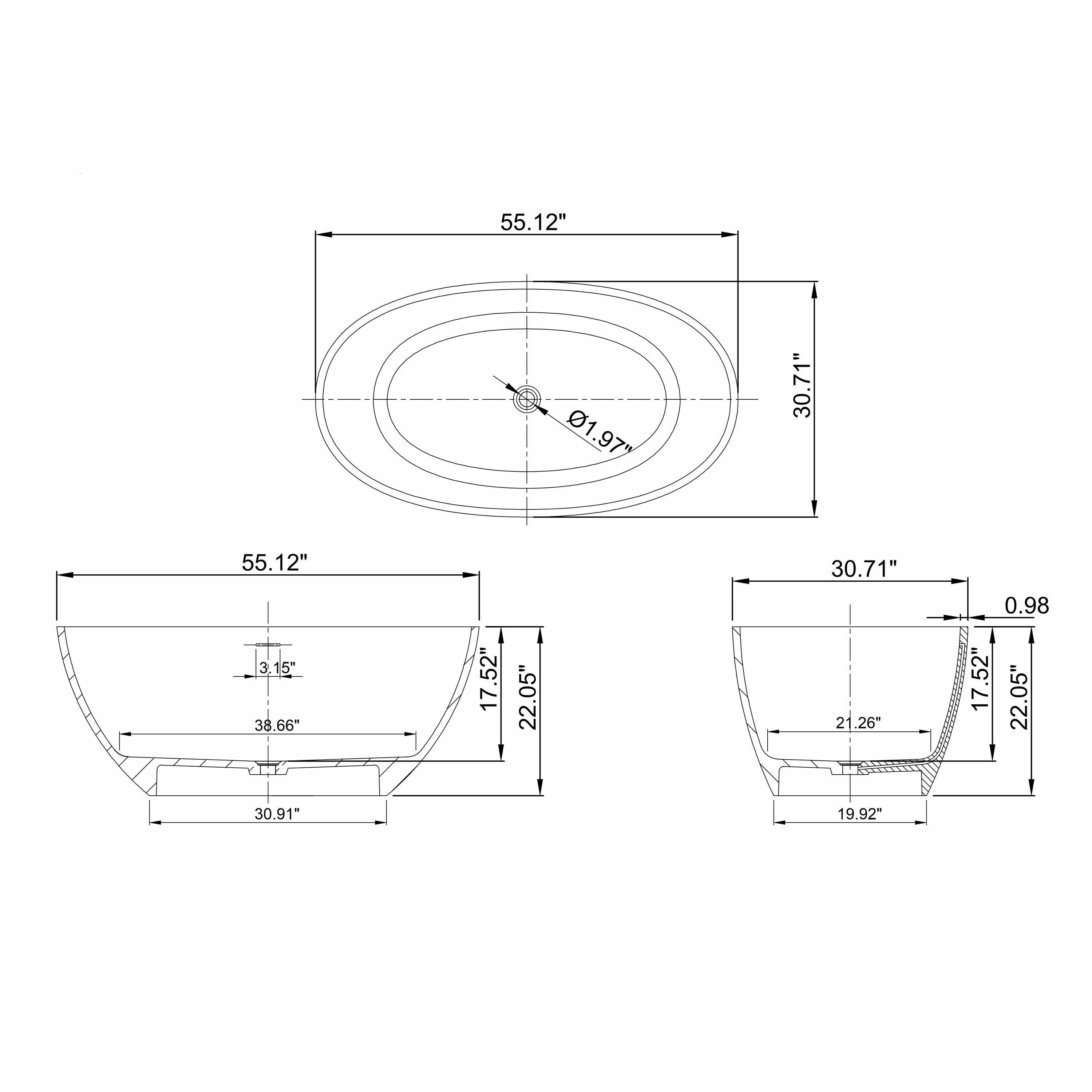 LUXEYARD DS-J-16151366 bathtubs - View #9