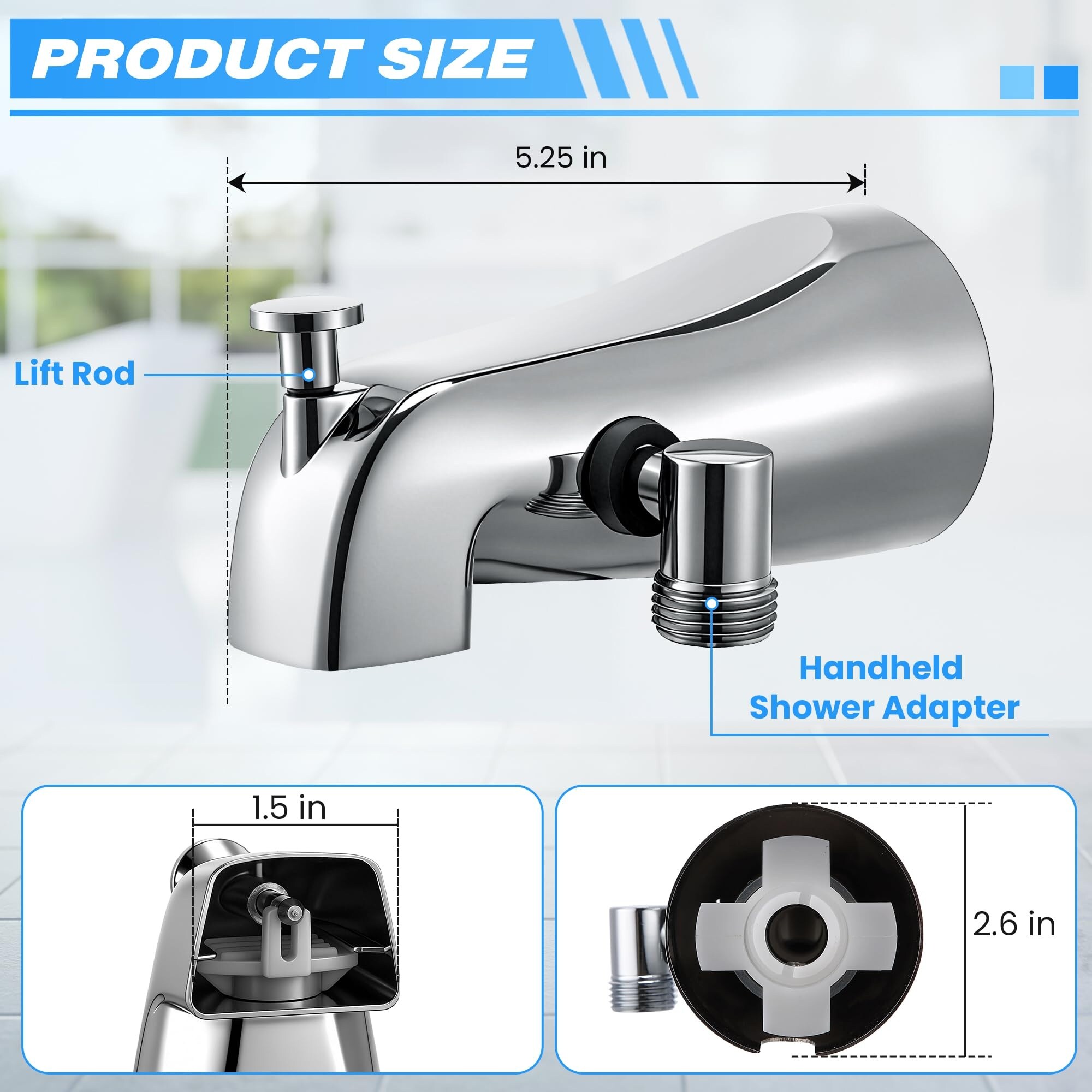 Numhew NHLYNN021000 Tub-Spout - View #2