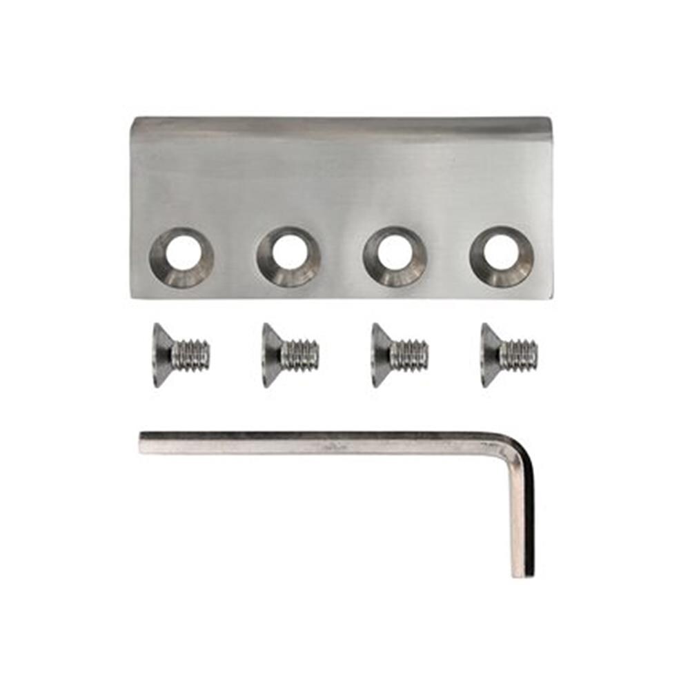 Delaney Hardware BD0063 Brushed Brushed Steel Indoor Single Connecting adaptor