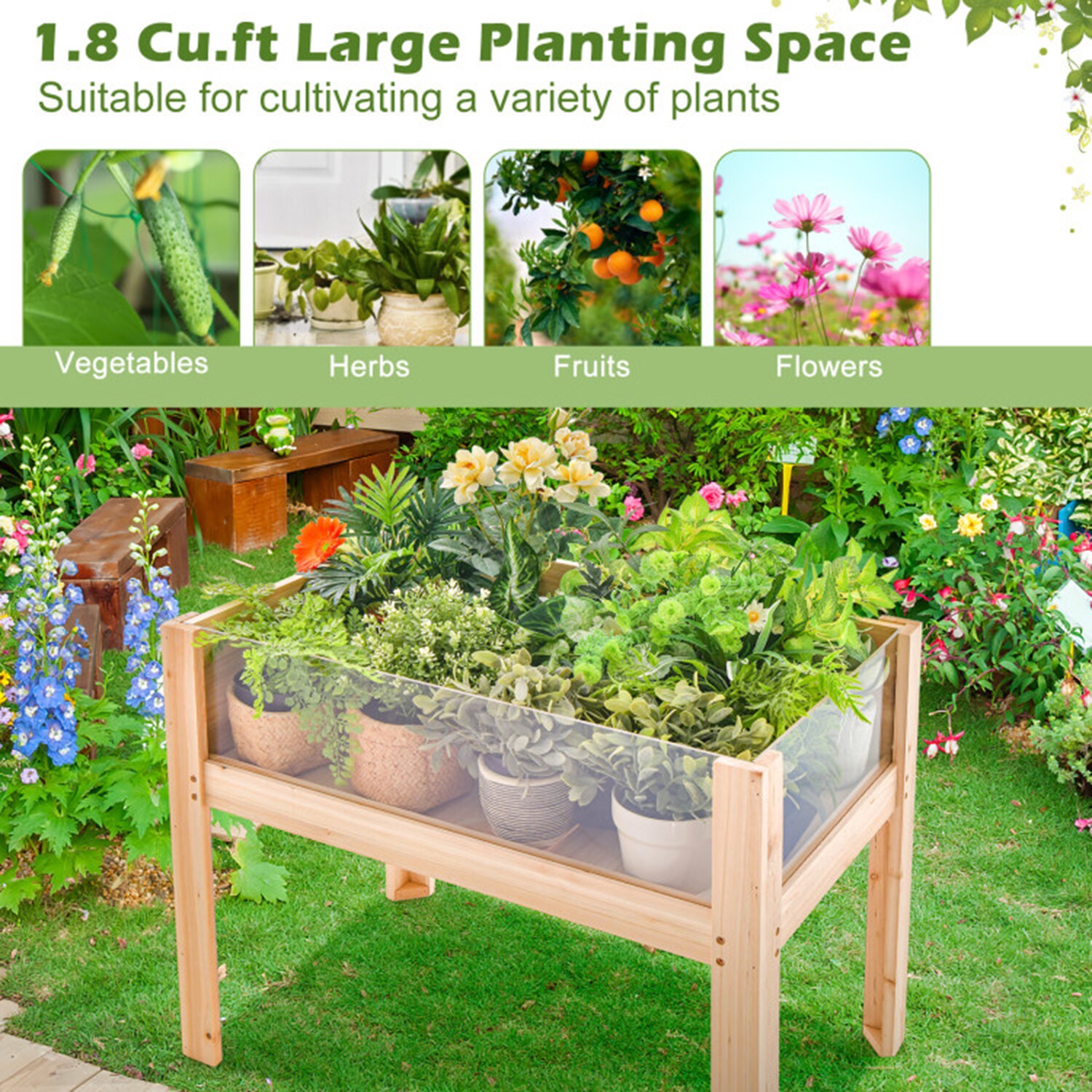 Mondawe MO-G4062NA3P Raised-Garden-Beds - View #6