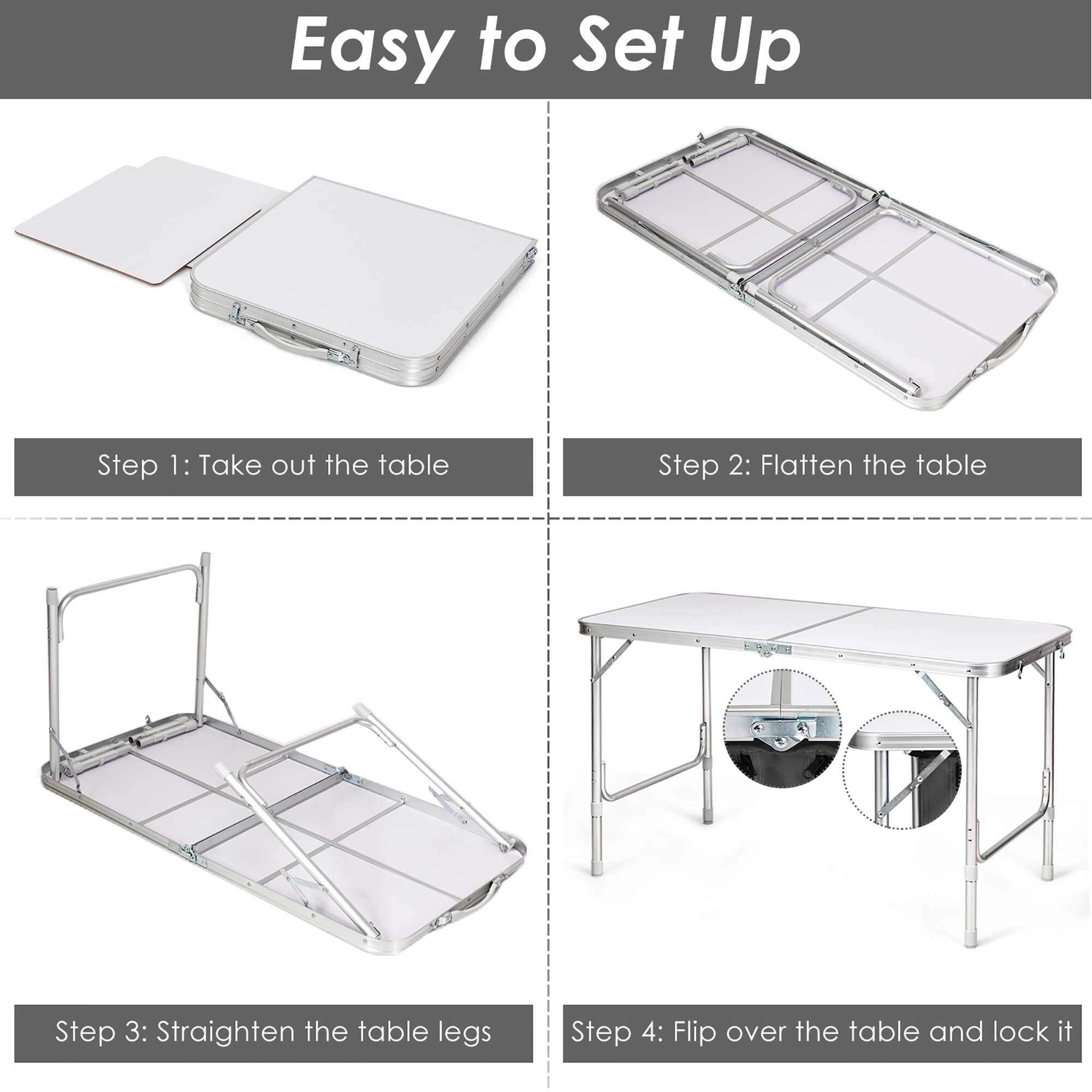 Costway CSHY005503 Patio-Tables - View #9