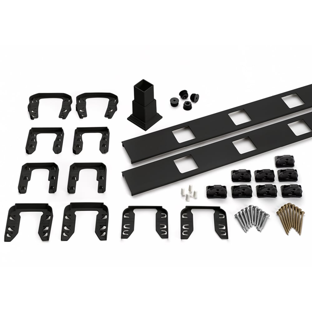 Trex 809336 67.5-in x 3.88-in Transcend Charcoal Black Composite Stair Connector (37-Pack)