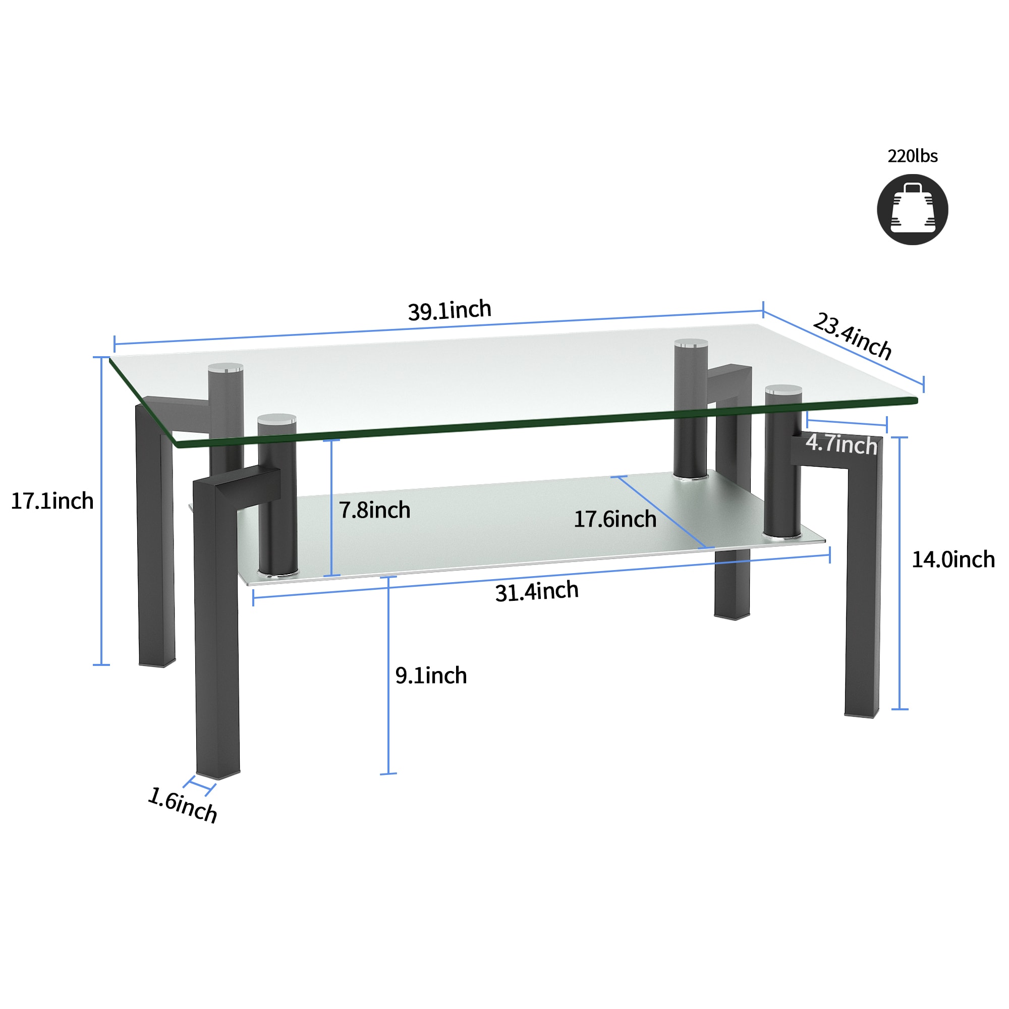 Siavonce XH52739 Coffee-Tables - View #3