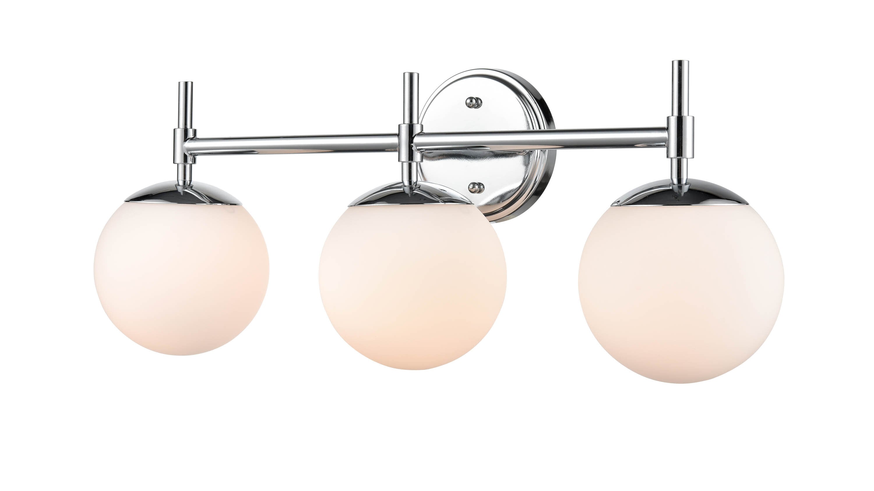 929 Lighting 30303-CH 23-in 3 -Light Matte Black Modern/contemporary Vanity light