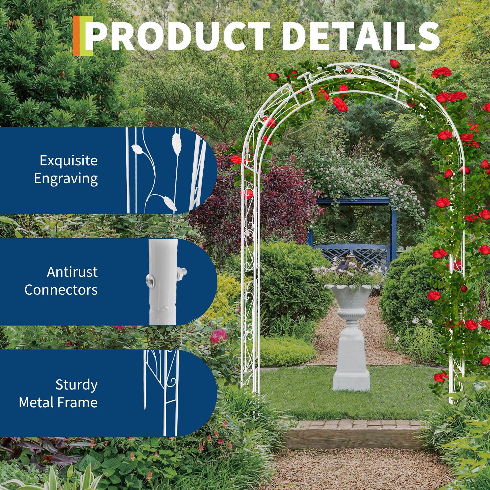 IdealHouse CMC-XIGER8RB-Q8TZ75L Plant-Stand - View #3