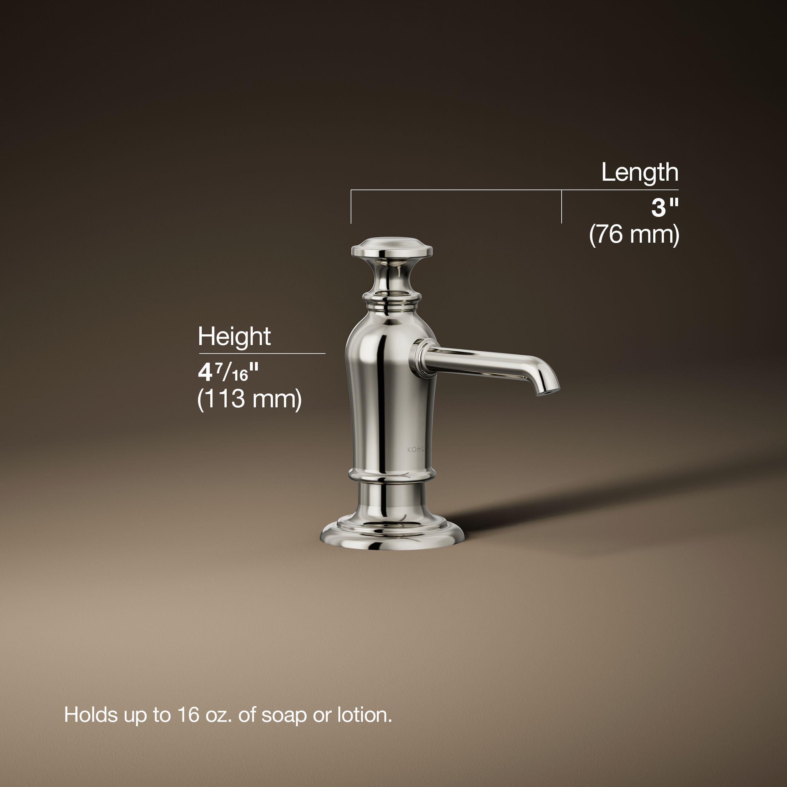 KOHLER 35759-SN Soap-Lotion-Dispensers - Thumbnail View #3