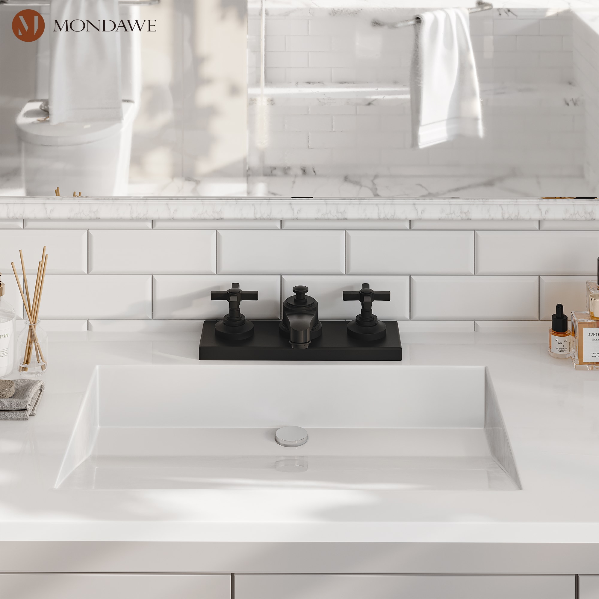 Mondawe OR-908MB-DG Lavatory-Faucets - View #2