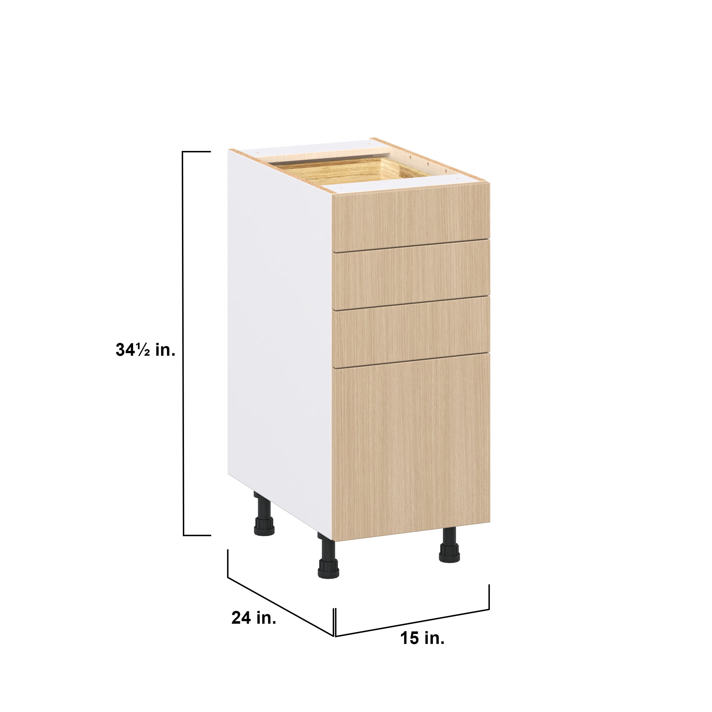 Hugo&Borg DSB4D15WD-WI Cabinets-Kitchen - View #4