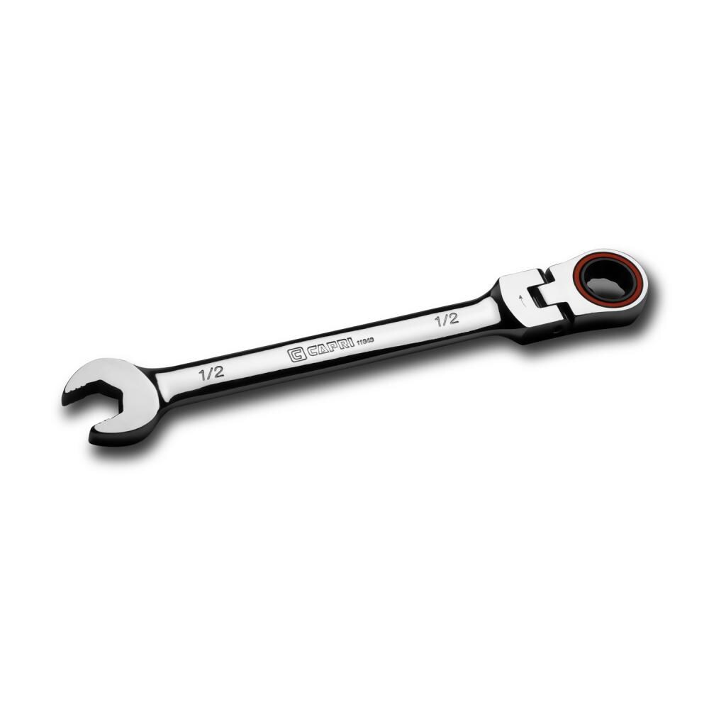 TEKTON WRN50010 Stubby Ratcheting Combination Wrench 1/2-Inch 