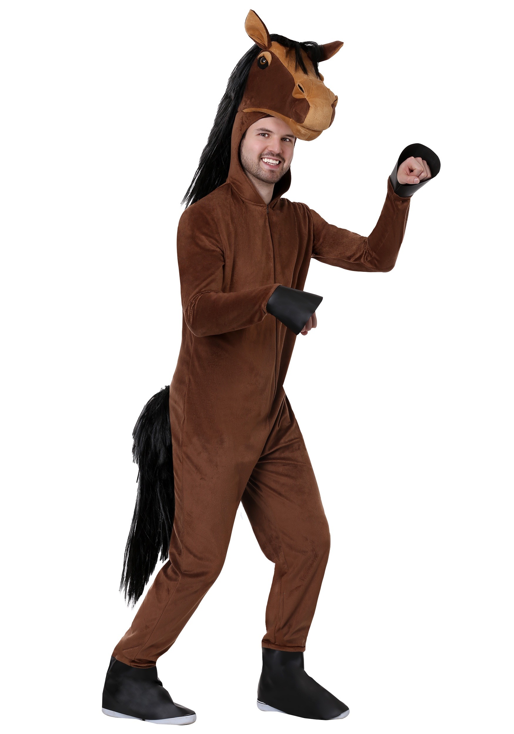 HalloweenCostumes FUN Costumes Brown Horse Adult Costume Animal Costumes