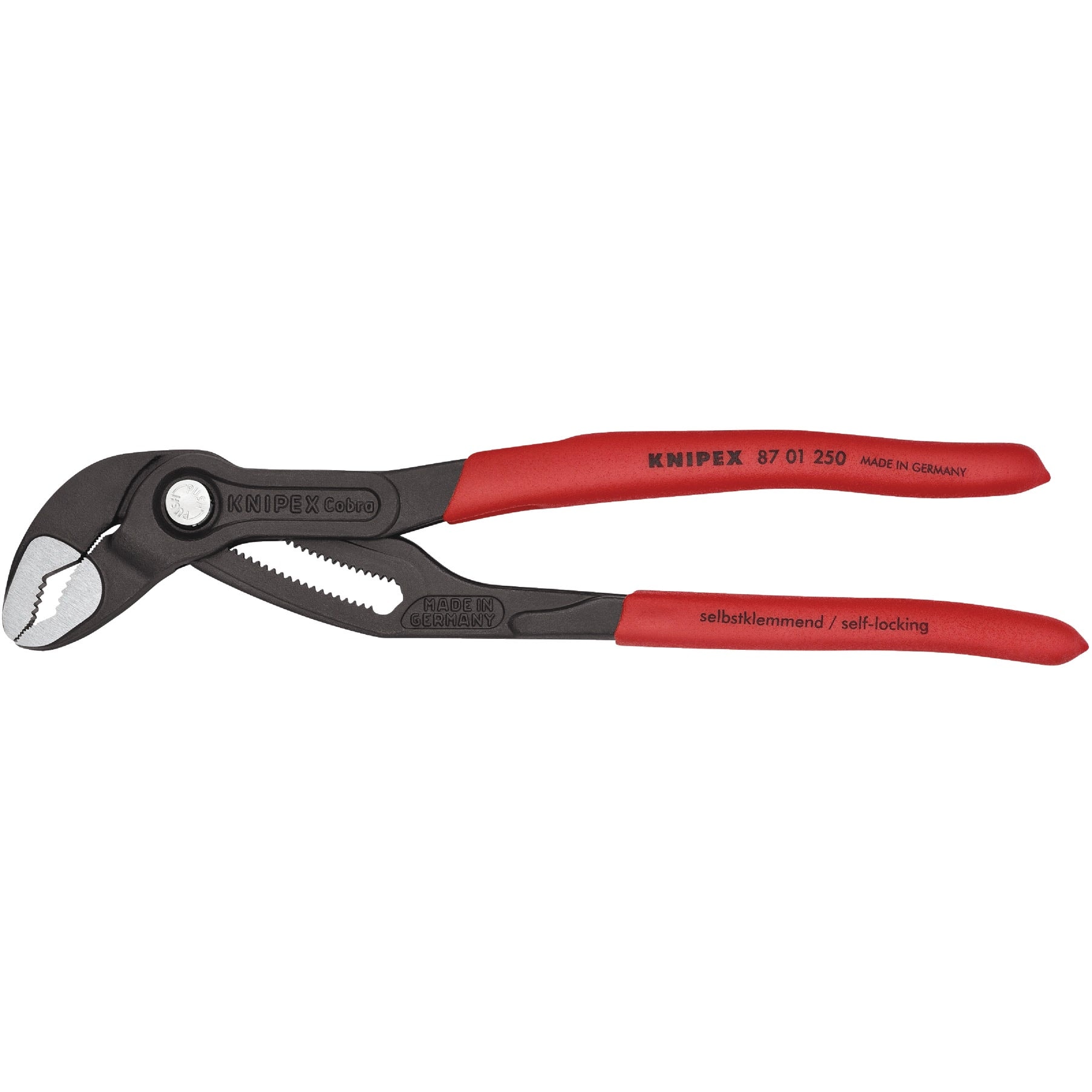 KNIPEX  10 in Water Pump Pliers Chromium-Vanadium Cushion Grip