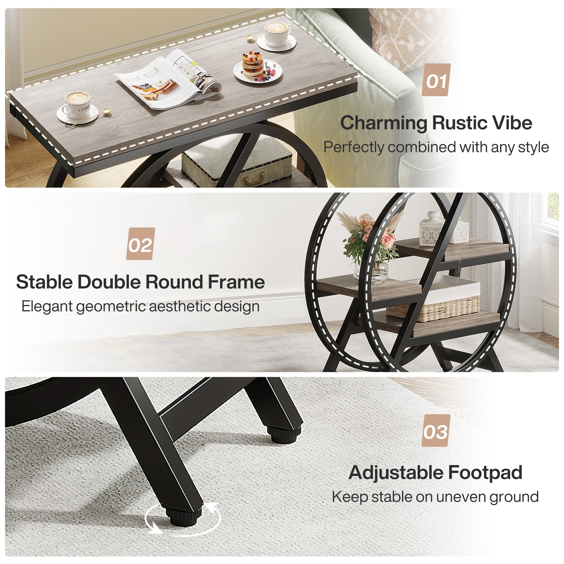 Tribesigns LWFD-JW0785 End-Tables - View #5