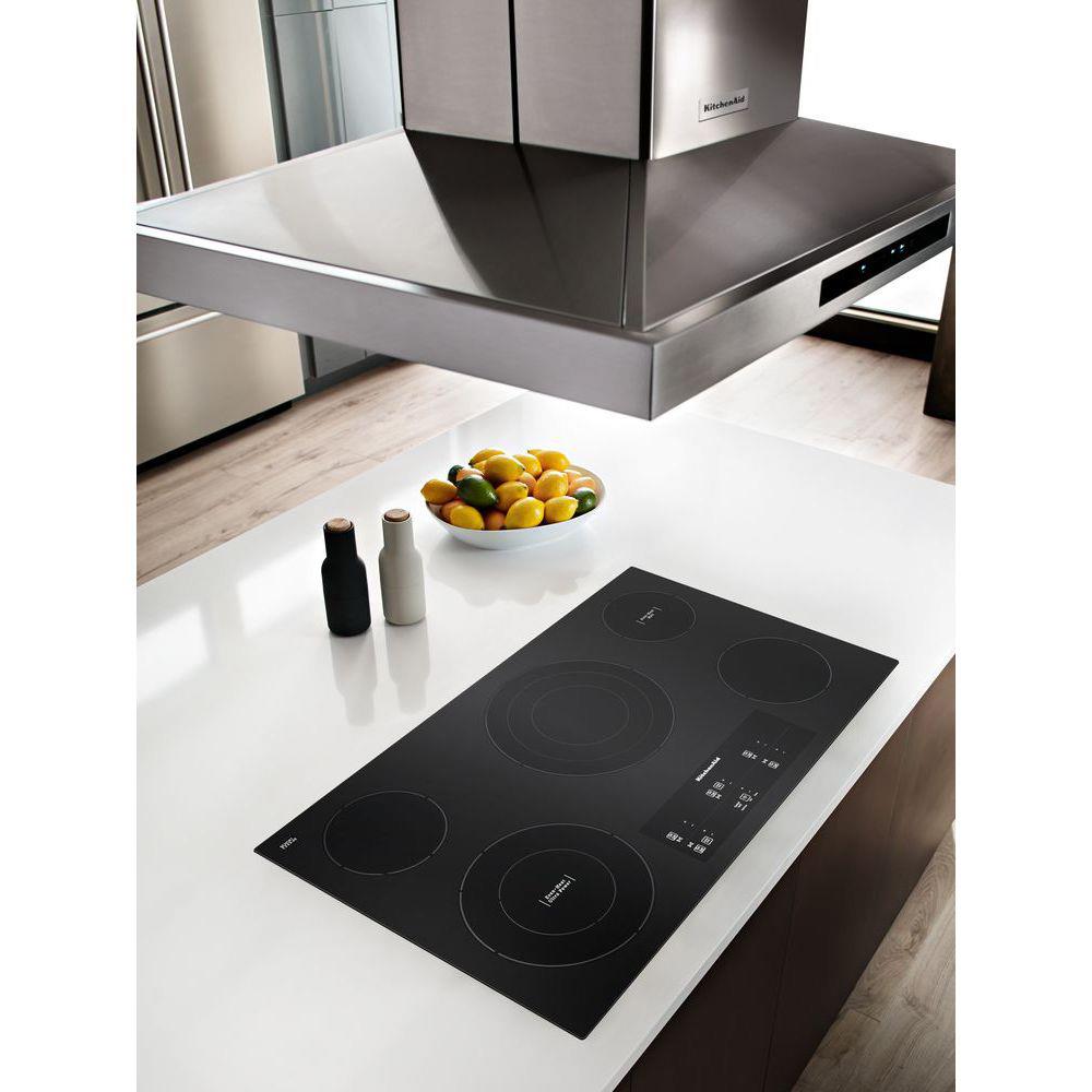 KitchenAid® 36 Black Electric Cooktop