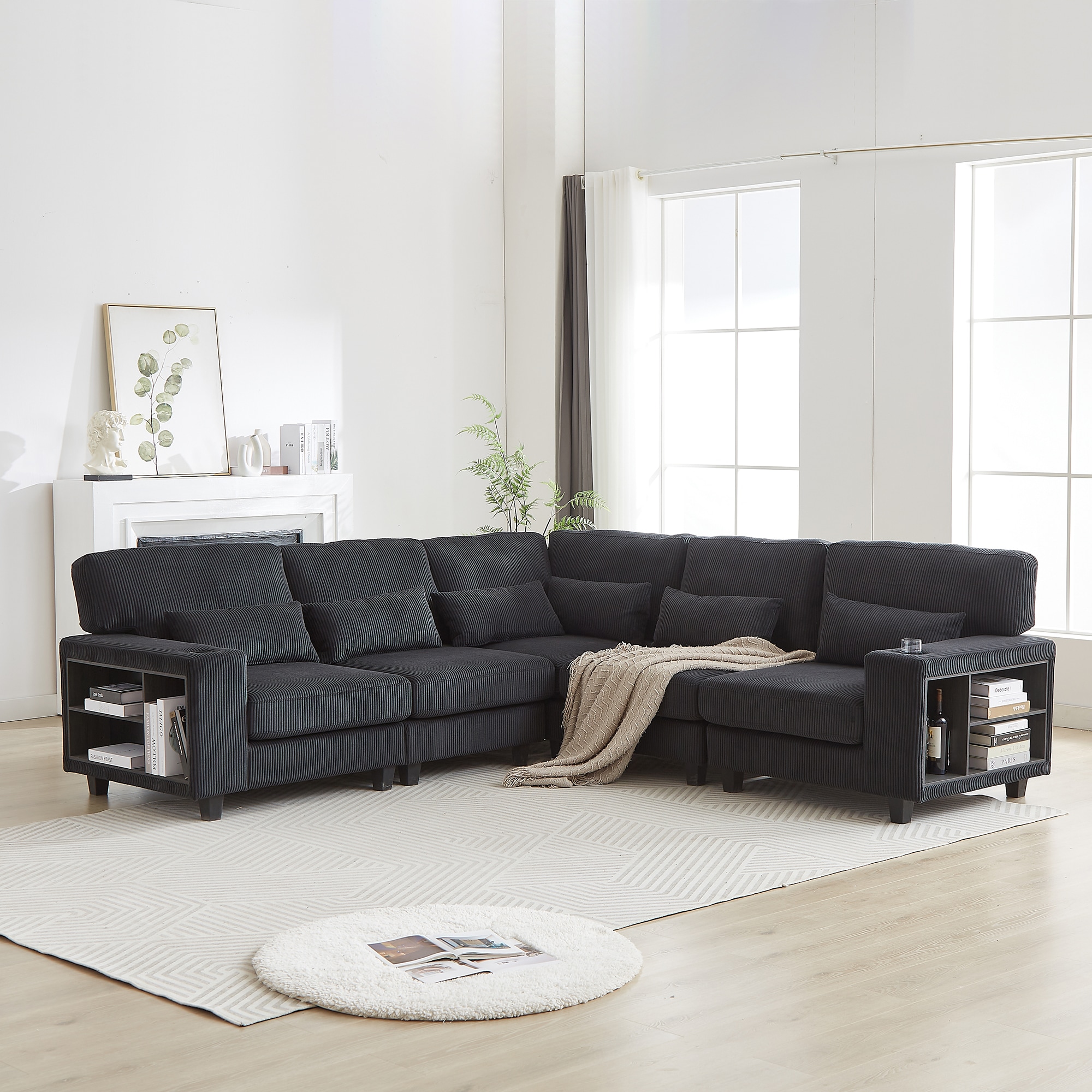 SINOFURN SYA020312BK Sofas-Loveseats - View #9