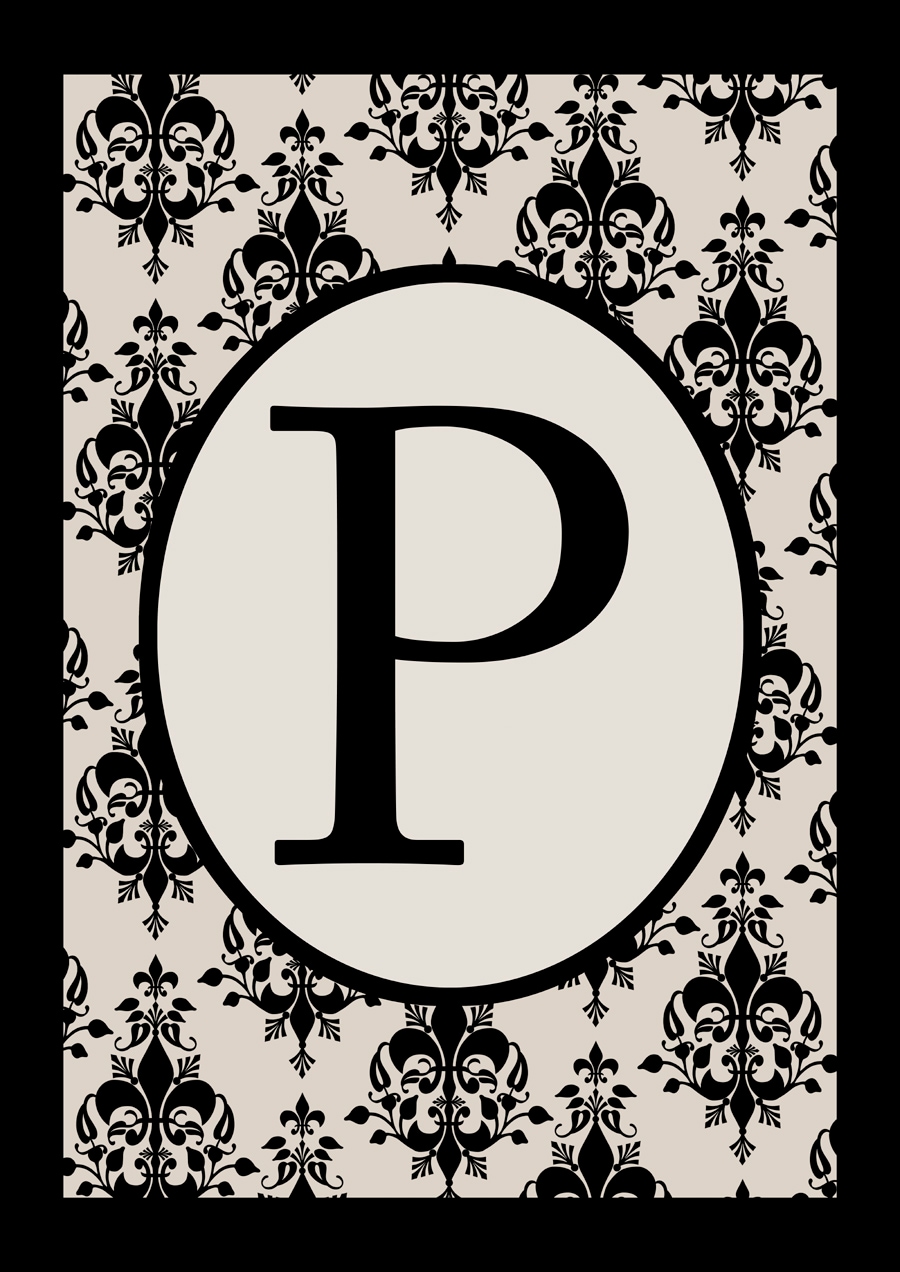 Rain or Shine 26-2068-01 P 2.33-ft W x 3.33-ft H Monogram Flag