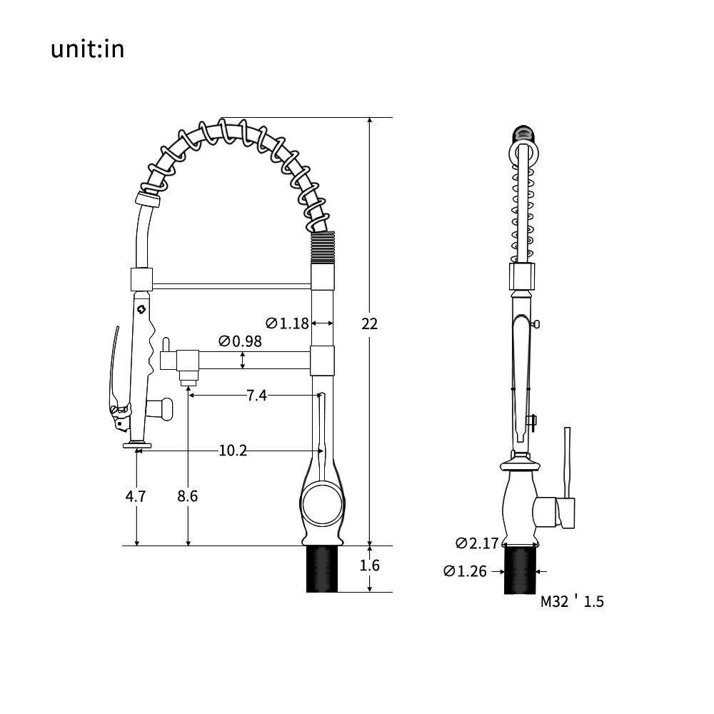 Lordear LD-SLC16089 Kitchen-Faucets - View #6