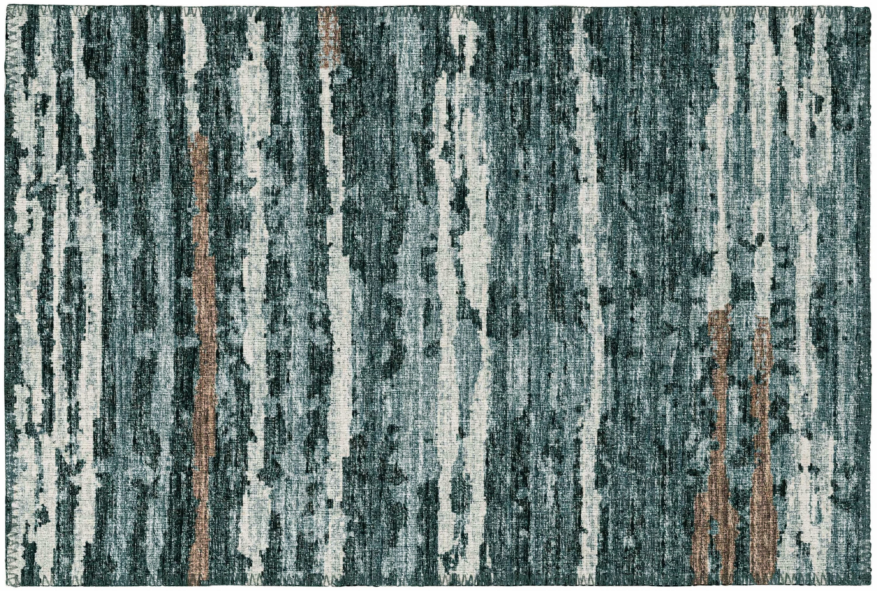 Addison Rugs ABV34SH20X30 Bravado 2 x 3 (ft) Chenille Shadow Rectangular Indoor/Outdoor Stripe Southwestern Machine washable Throw rug