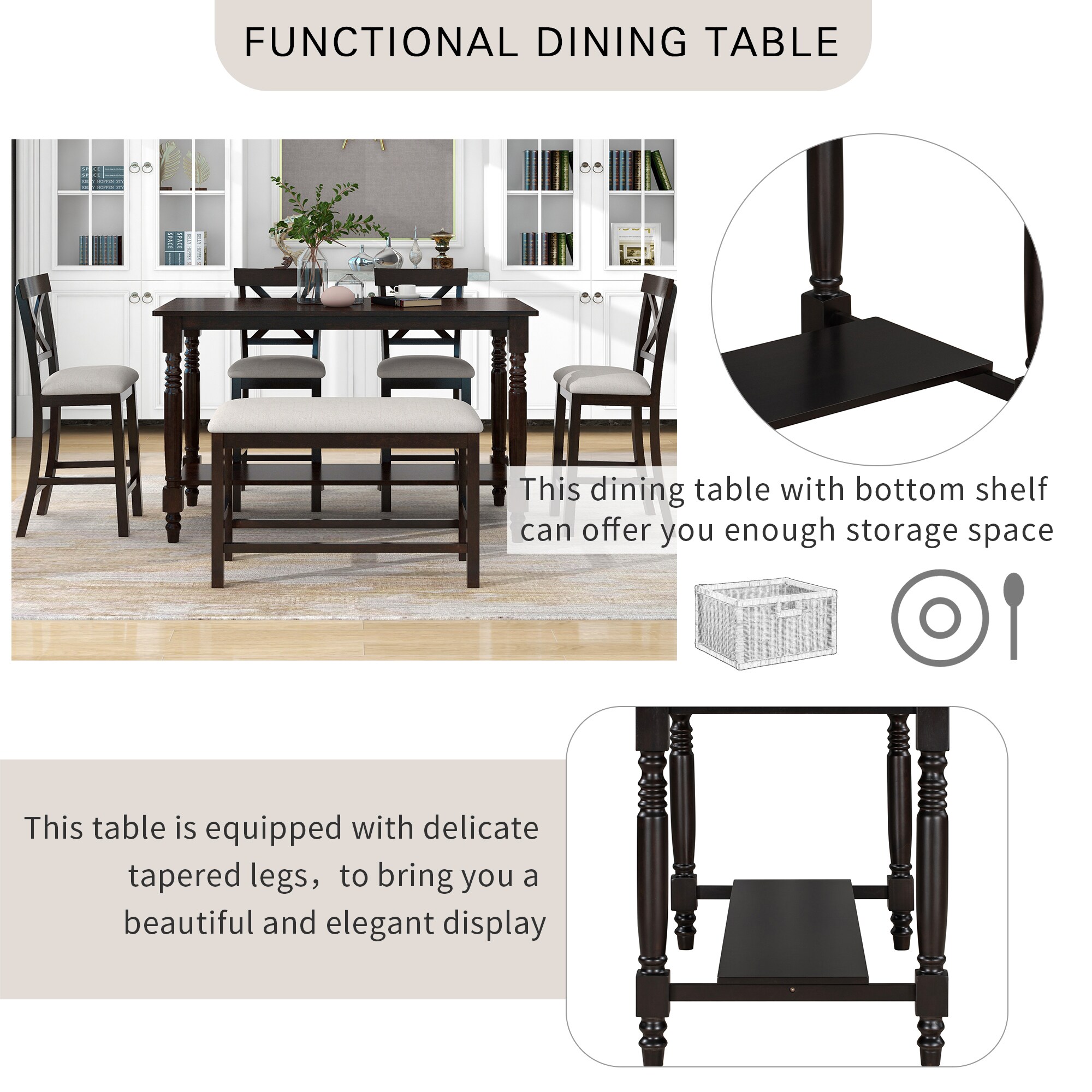 JANSNO DKSELL007 Dining-Sets - View #6